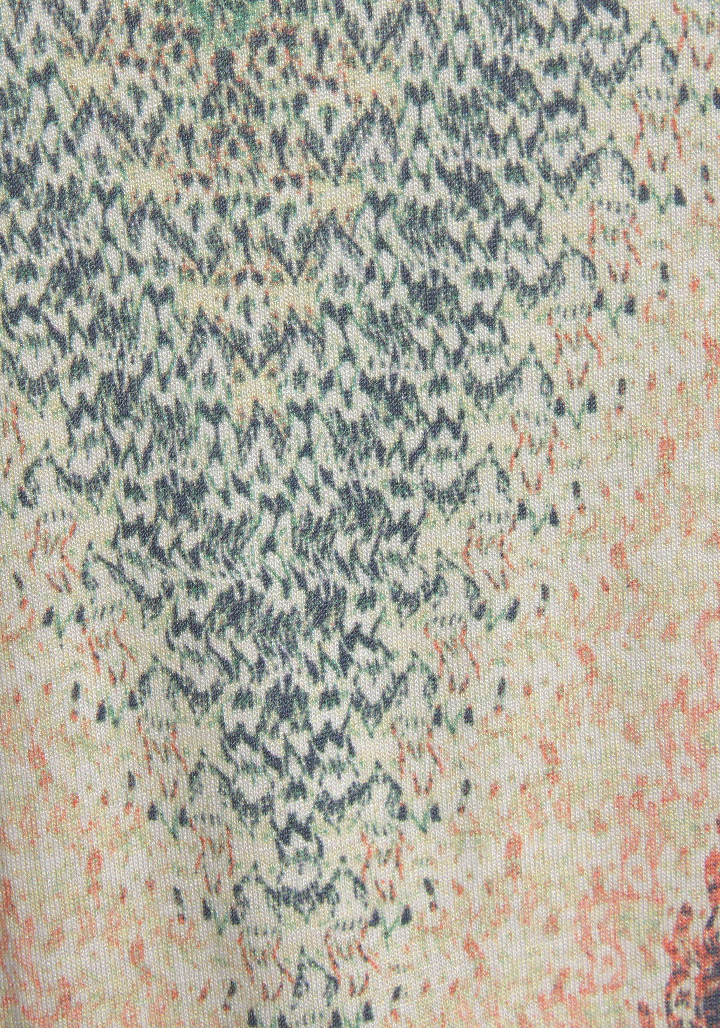 LASCANA Kurzoverall mit tiefem Rückenausschnitt und Alloverprint, sommerlicher Jumpsuit