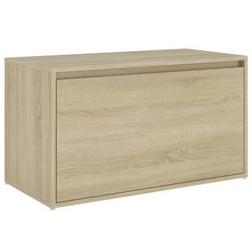 furnicato Truhenbank Flurbank 80x40x45 cm Sonoma-Eiche Holzwerkstoff