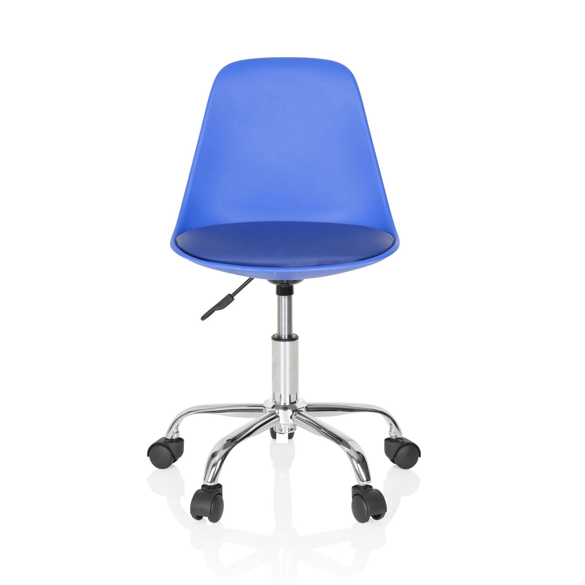 hjh OFFICE Drehstuhl Kinderdrehstuhl FANCY II Kunstleder ohne Armlehnen (1 St), mitwachsend, ergonomisch Blau