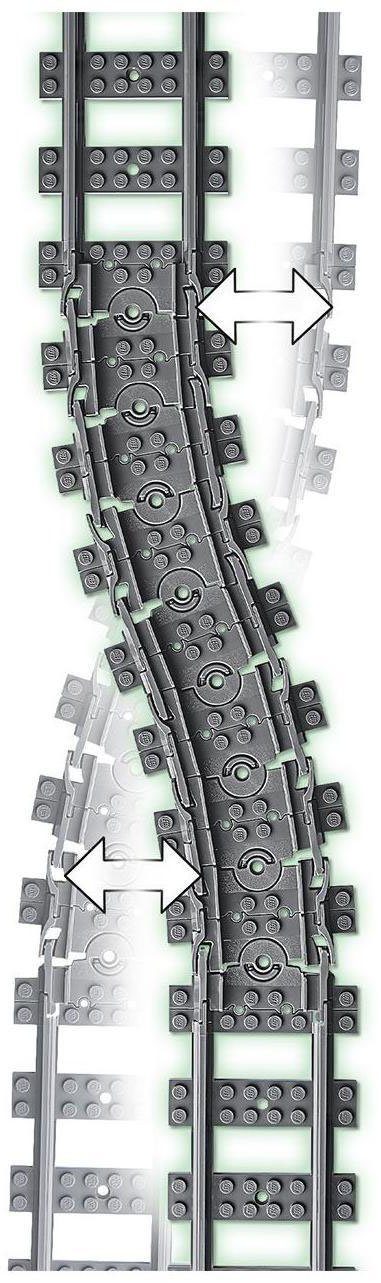 LEGO® Schienen (60205), LEGO® City Konstruktionsspielsteine, (20 St), Made günstig online kaufen