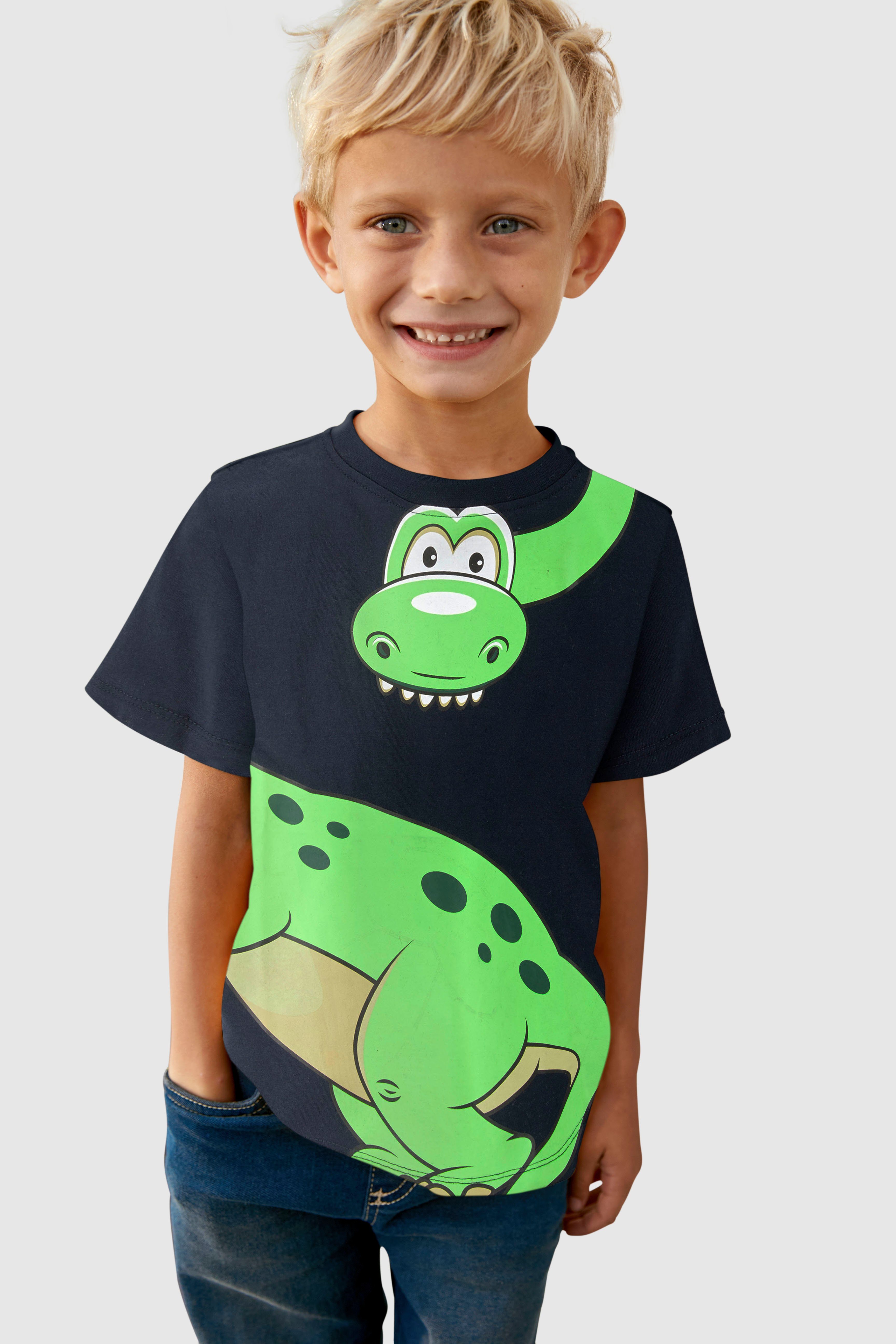 GREEN KIDSWORLD T-Shirt DINO