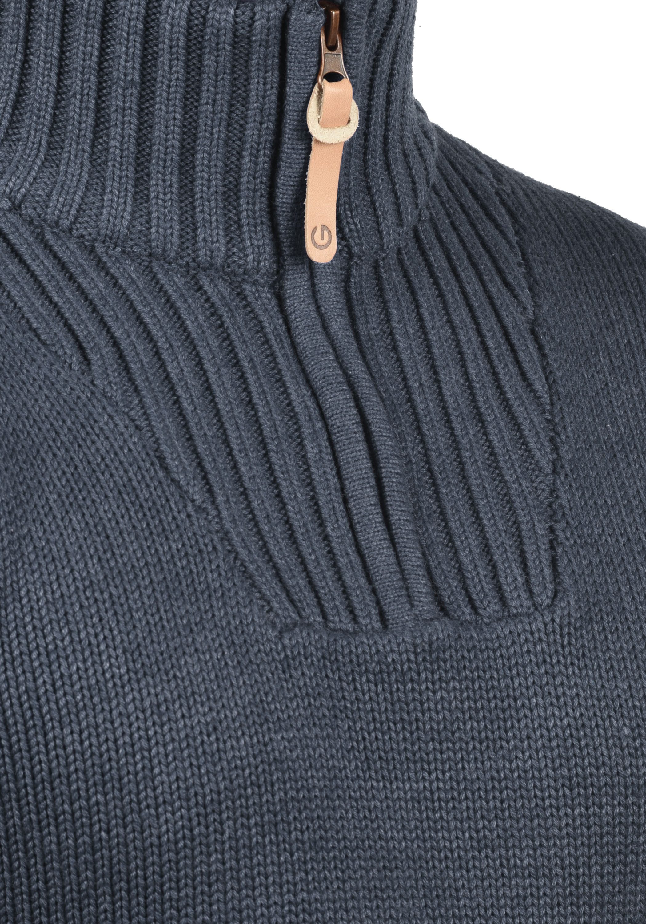 !Solid Troyer SDPetro Strickpulli mit hochabschließendem Kragen