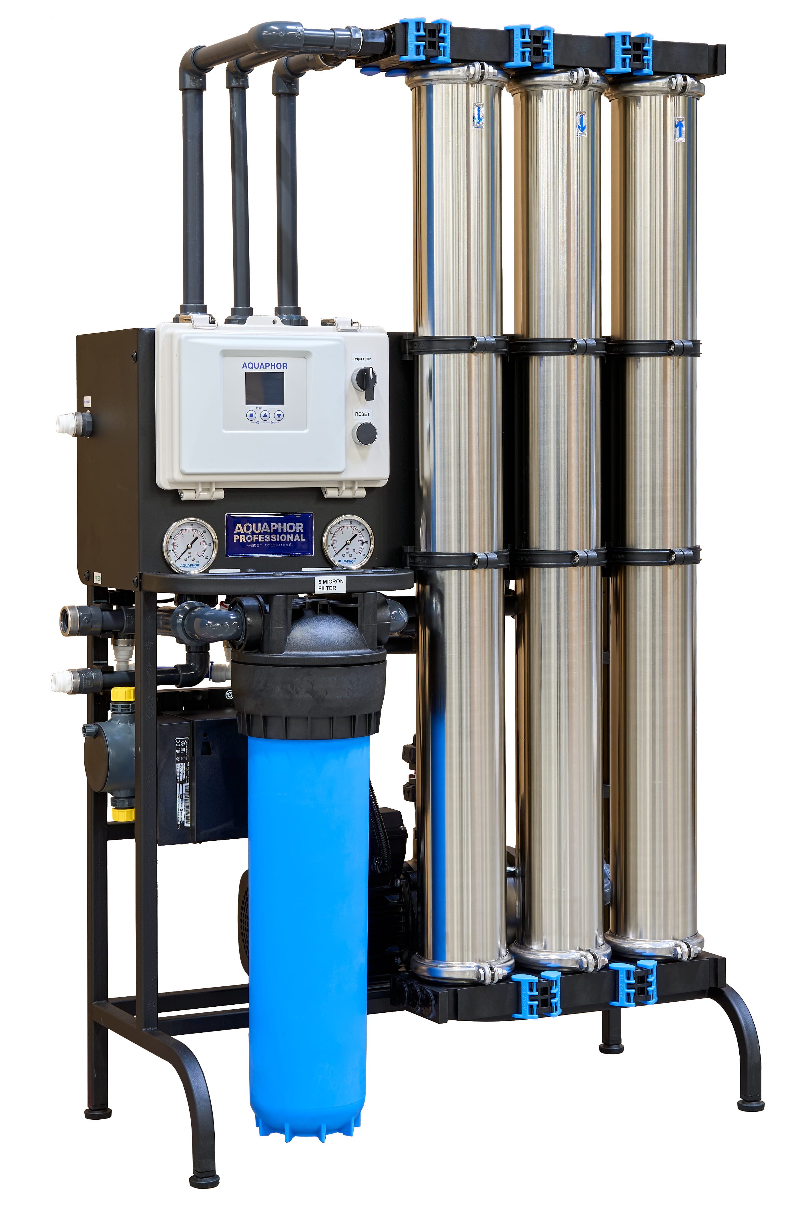 Aquintos Wasseraufbereitung Osmoseanlage APRO-750 Black Edition, für Umkehrosmose, App-Anbindung