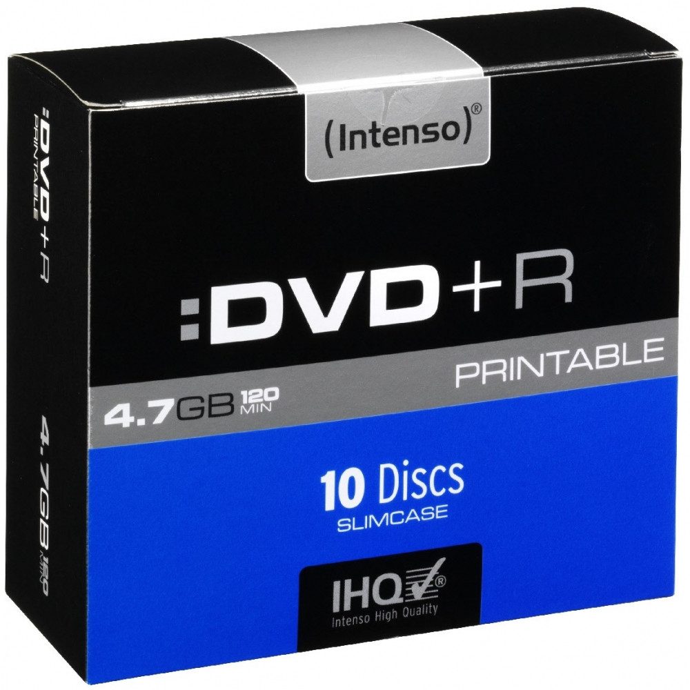 Intenso DVD-Rohling Intenso DVD+R Printable 10er Pack Rohlinge