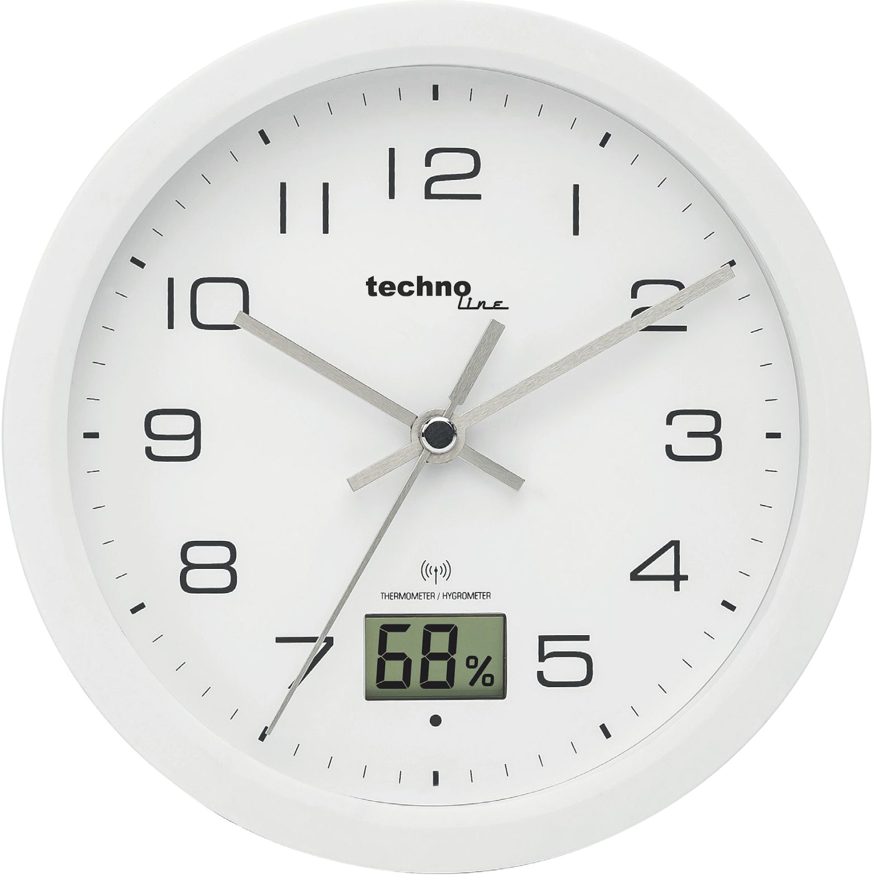 technoline Badezimmeruhr WT 3100 (mit Temperatur- und Luftfeuchteanzeige)