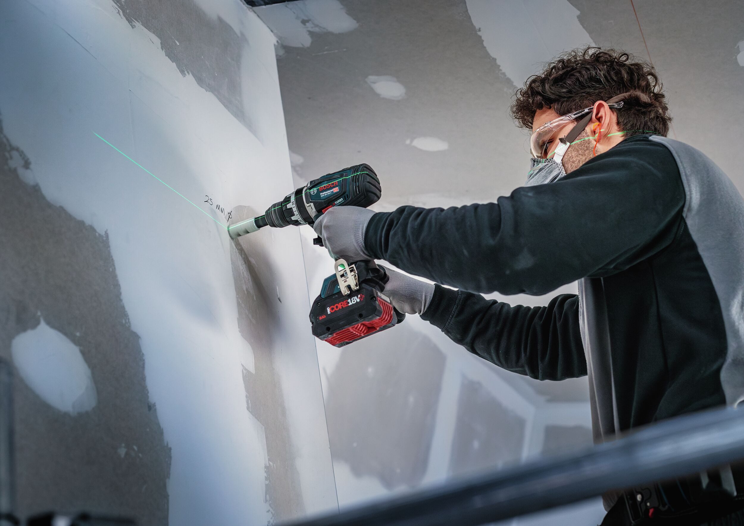 BOSCH Lochsäge Line Multi Material, Ø 92 mm, Multi Material mit Gewinde, 92 x 40 mm