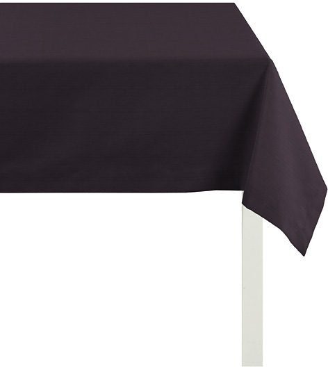 APELT Tischdecke 4362 Rips - UNI (1-tlg) schwarz | Tischdecken