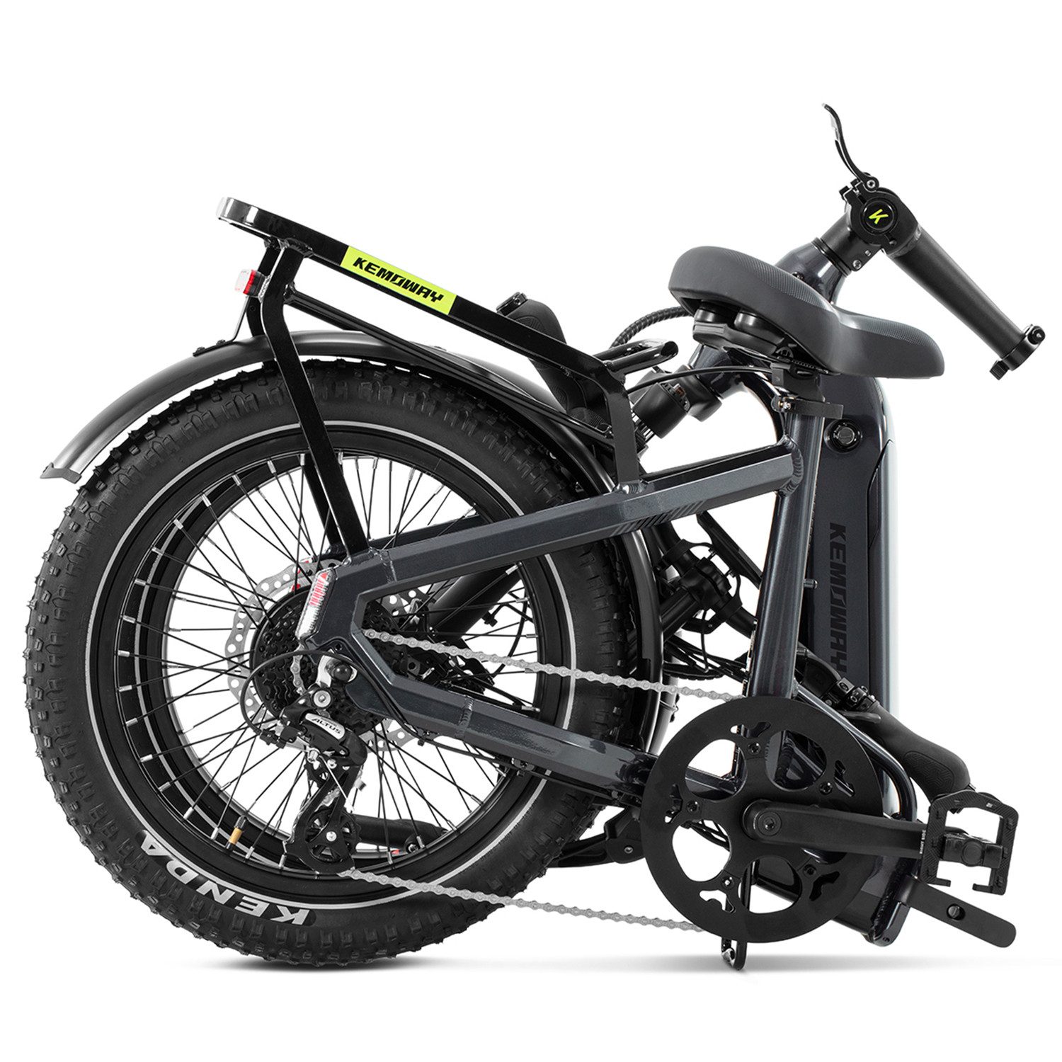 KEMOWAY E-Bike Faltrad 20" E-Bike Faltrad Klapprad mit 15Ah Akku Z3, 8 Gang SHIMANO ALTUS ARDM310DL Schaltwerk, Kettenschaltung, Heckmotor, 720 Wh