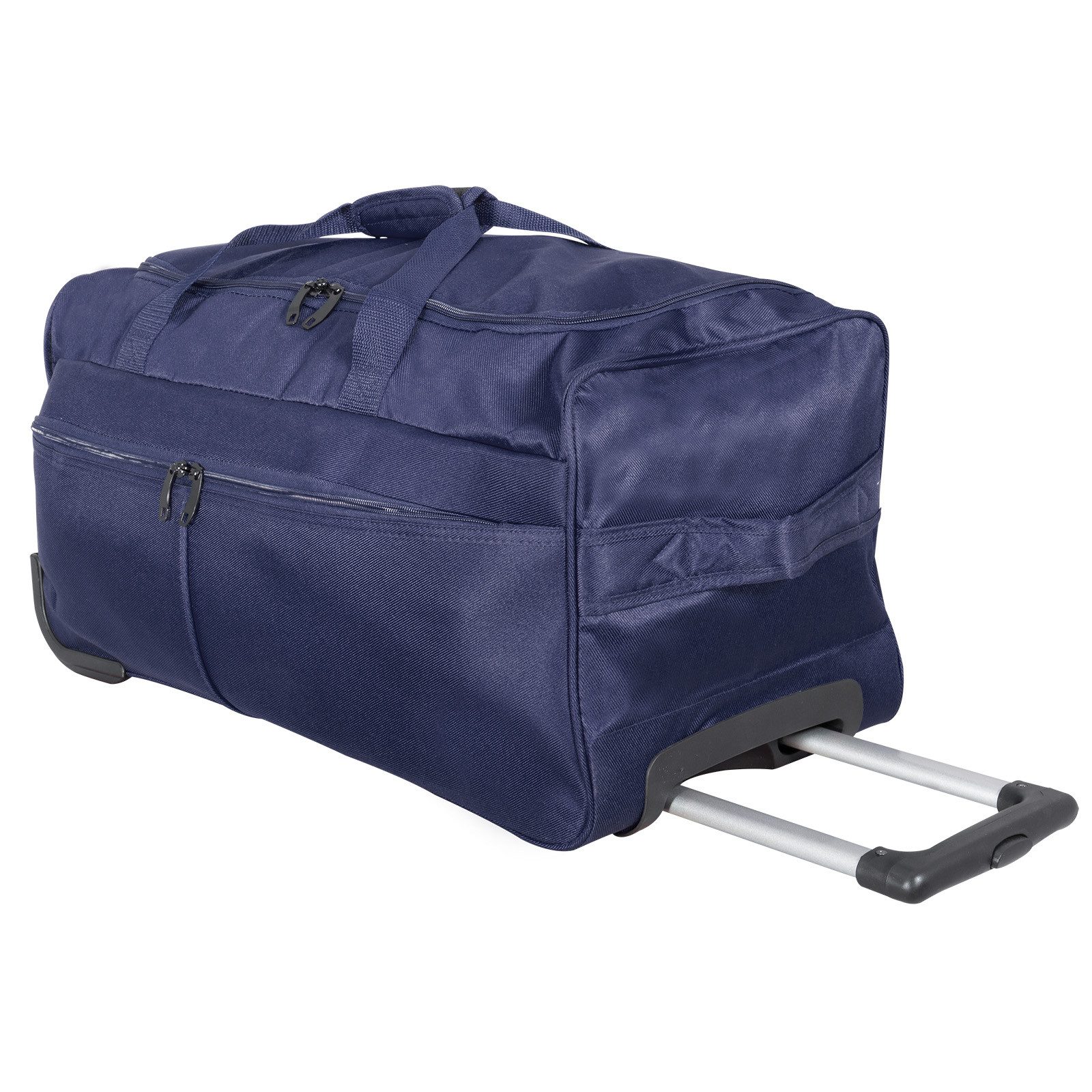 Trendyshop365 Reisetasche Brooklyn (Trolley, 1-tlg., 65x35x30cm, 70 Liter, leichte XL Tasche für Damen und Herren), mit Trolleygriff und 2 Rollen