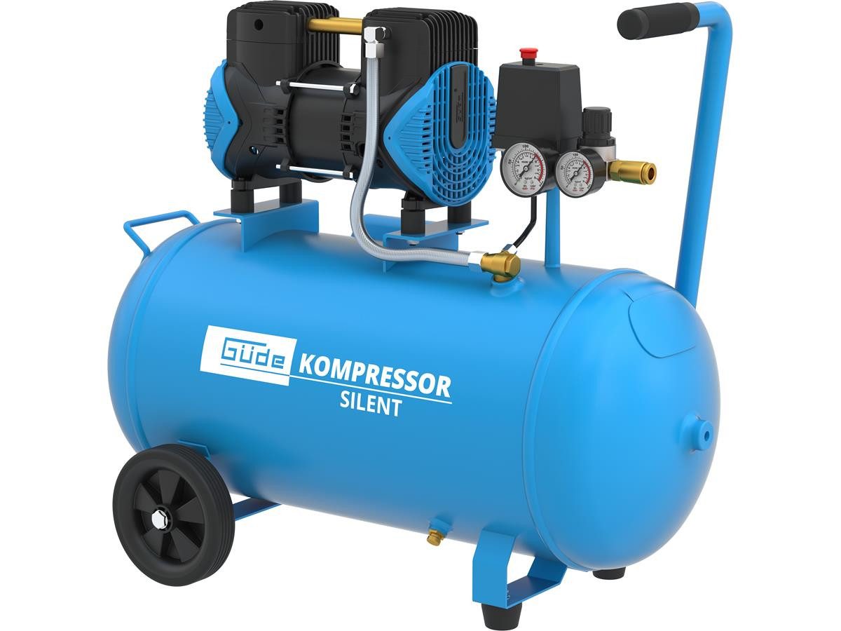 Güde Kompressor Airpower 270/8/50 SILENT, 1680 W, max. 8 bar, 50 l, 1,68 kW, 8 bar max. Betriebsdruck, 213 l/min effektive Liefermenge