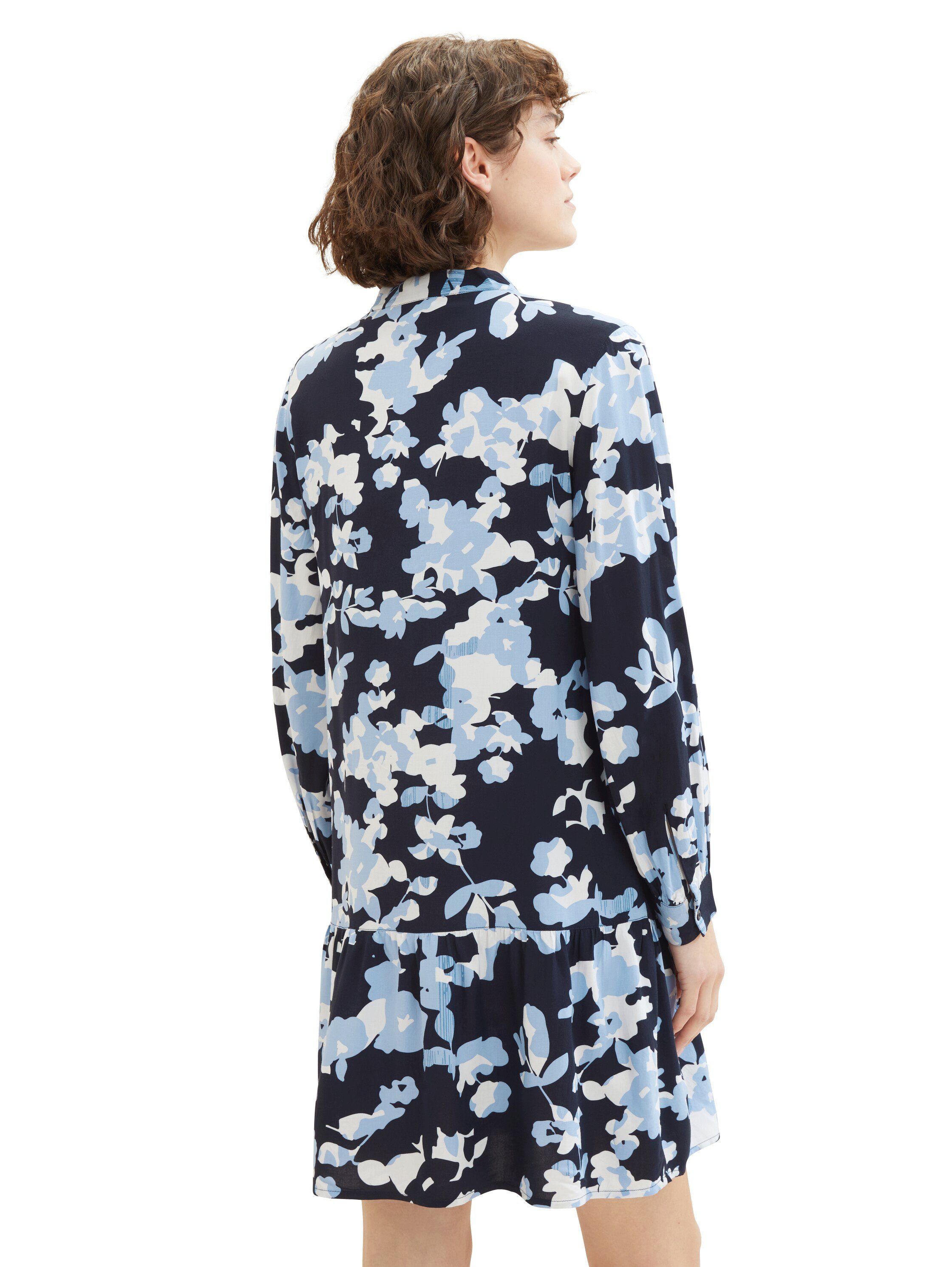 TOM TAILOR Tunikakleid Sommerkleid mit Allover-Druck günstig online kaufen