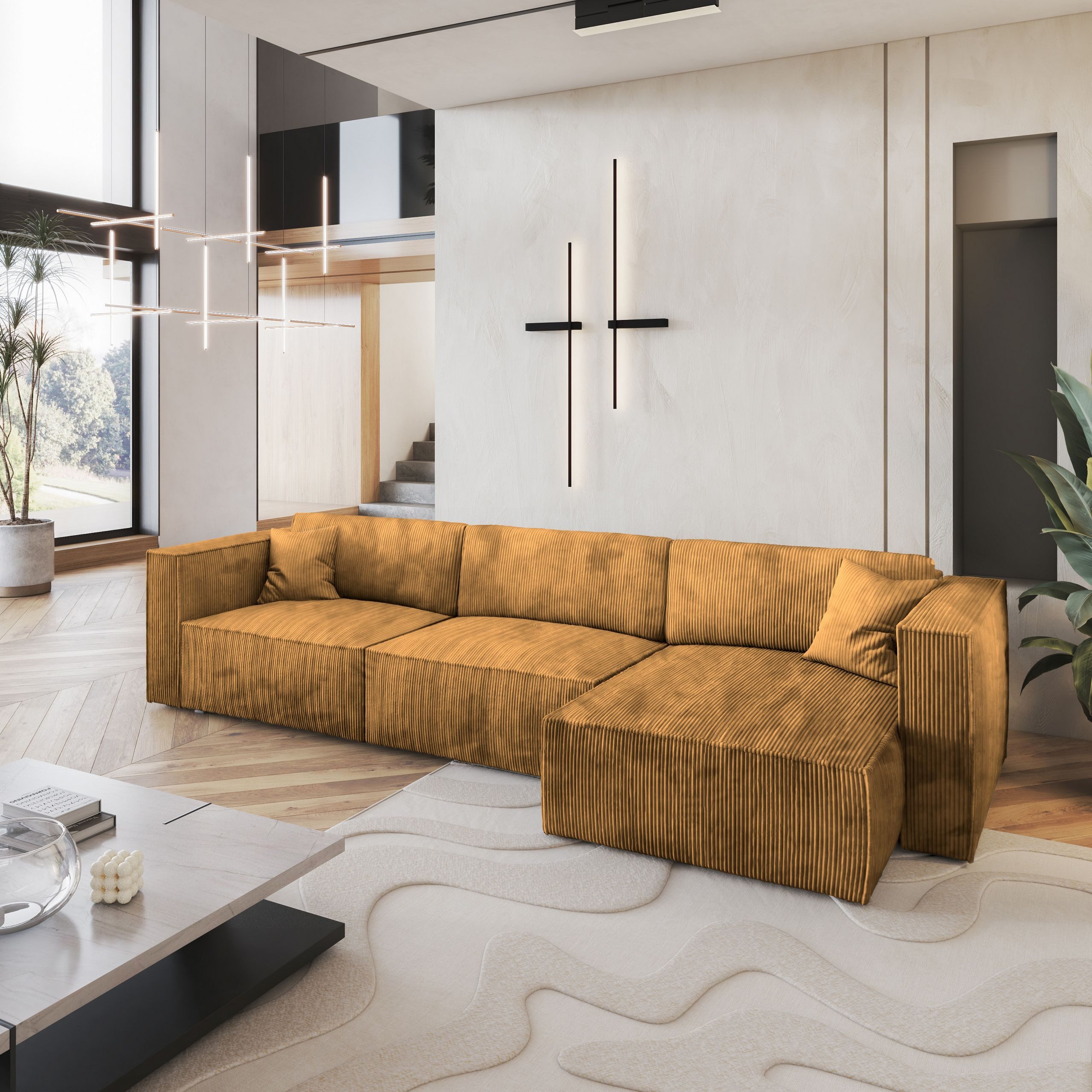 Masseno Ecksofa TOLMO mit Schlaffunktion L-Form, günstig online kaufen