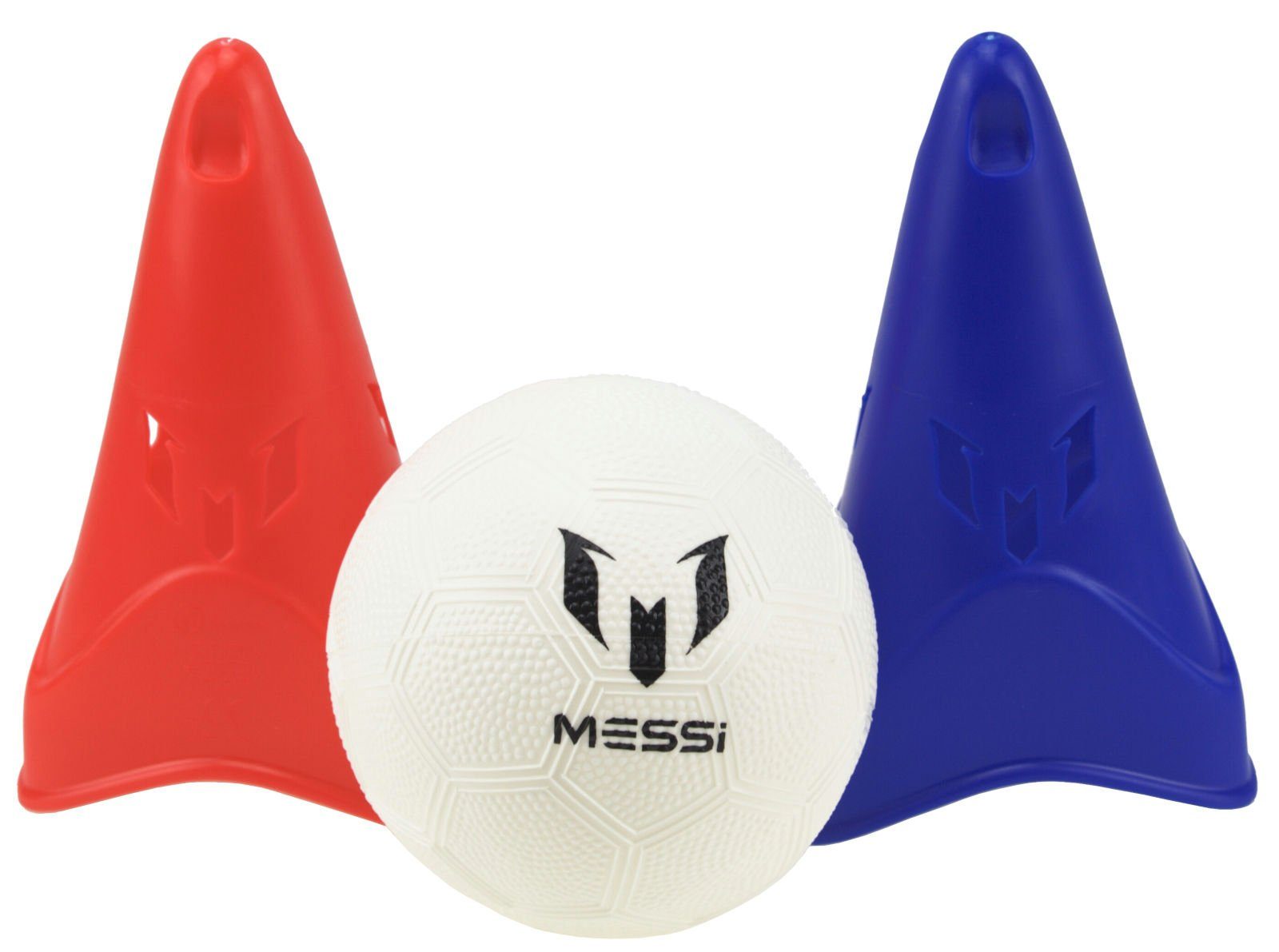 Speed System Ball Fußball Messi und mit Pylonen Fußballtor Training