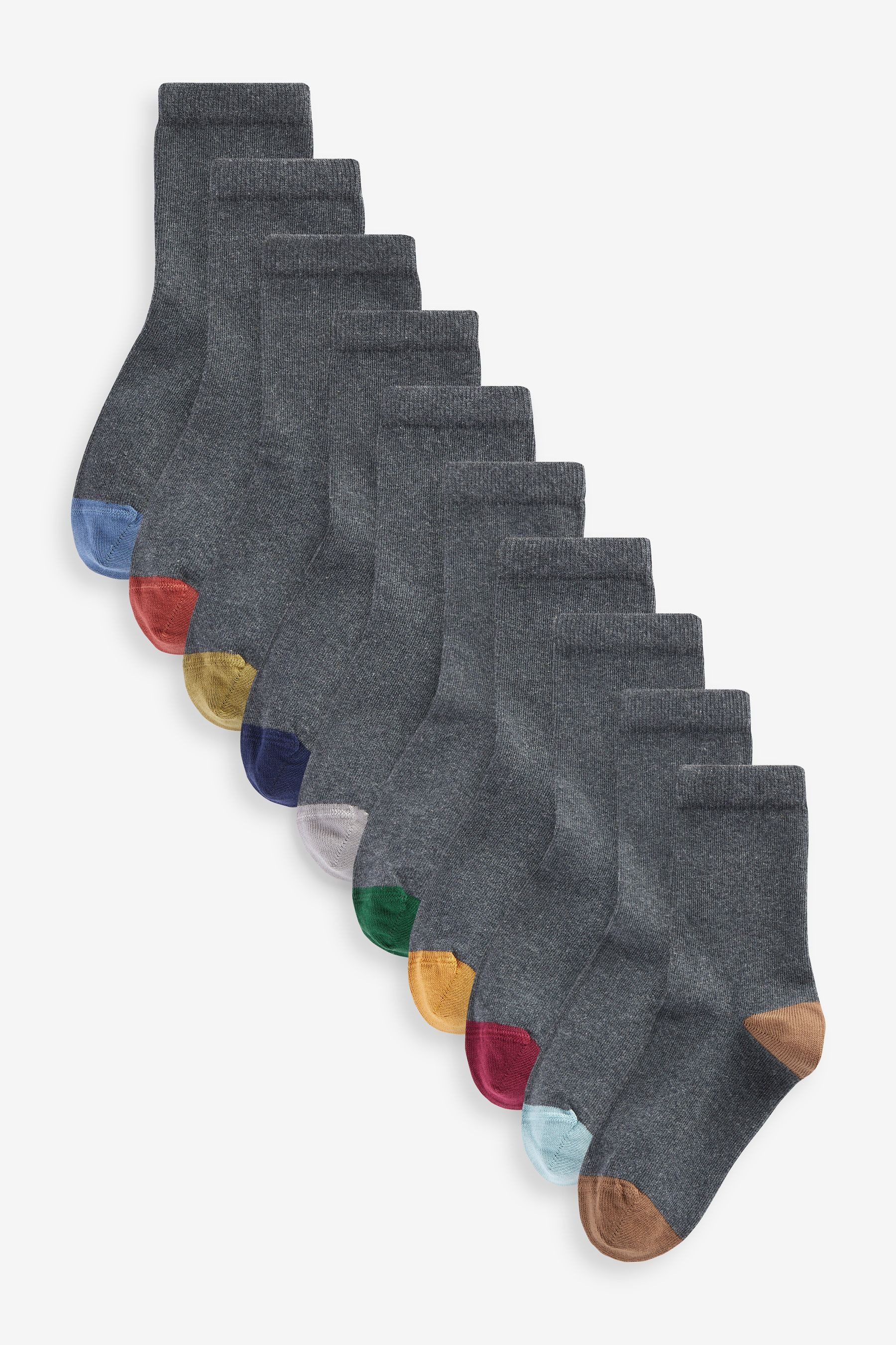Next Kurzsocken 10 x Socken mit hohem Baumwollanteil (10-Paar)