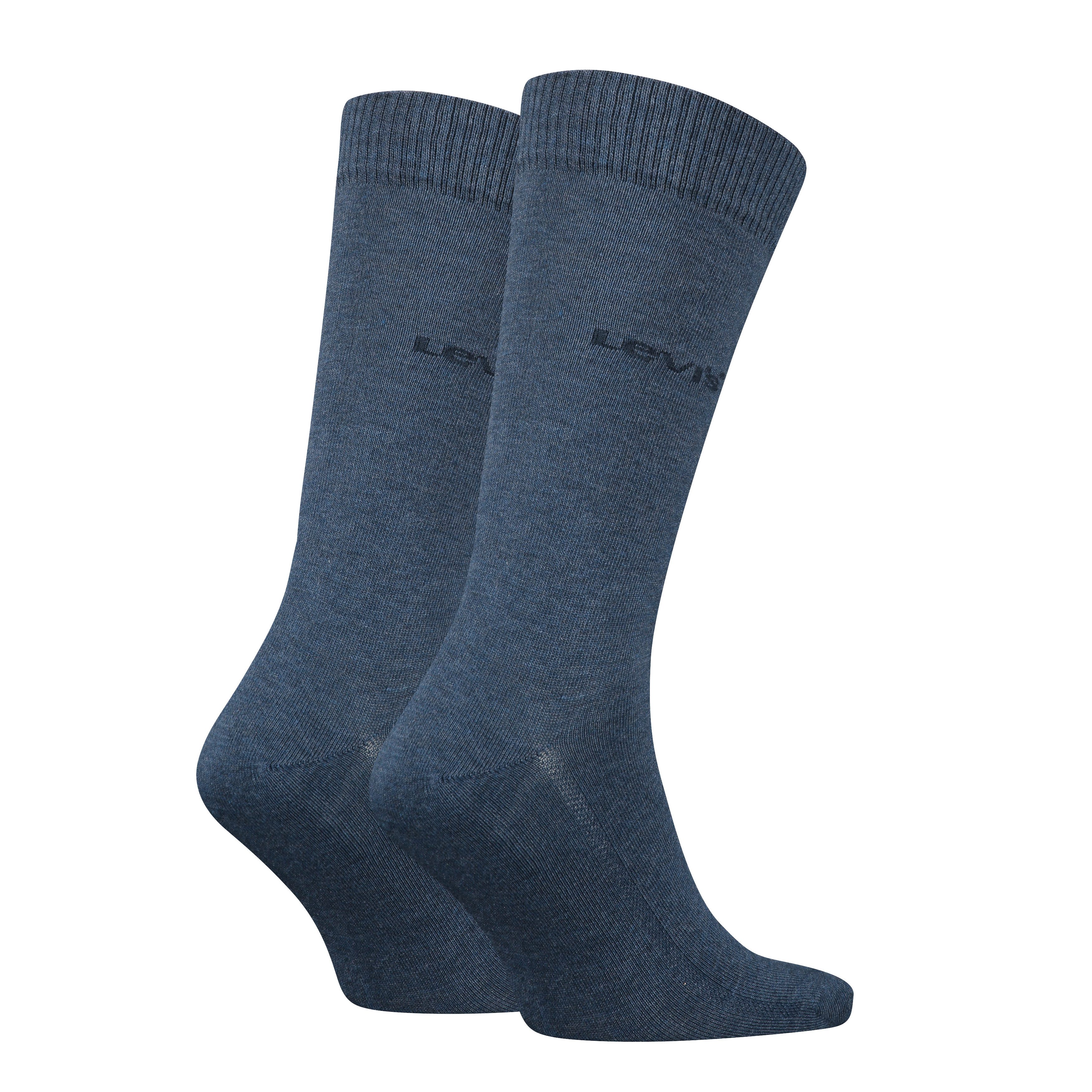 Levi's® Socken LEVIS REGULAR CUT TENCEL ORG CO (2 Paar) Feinstrick, schmales Rippenbündchen, elastisch – Bild 2 von 2