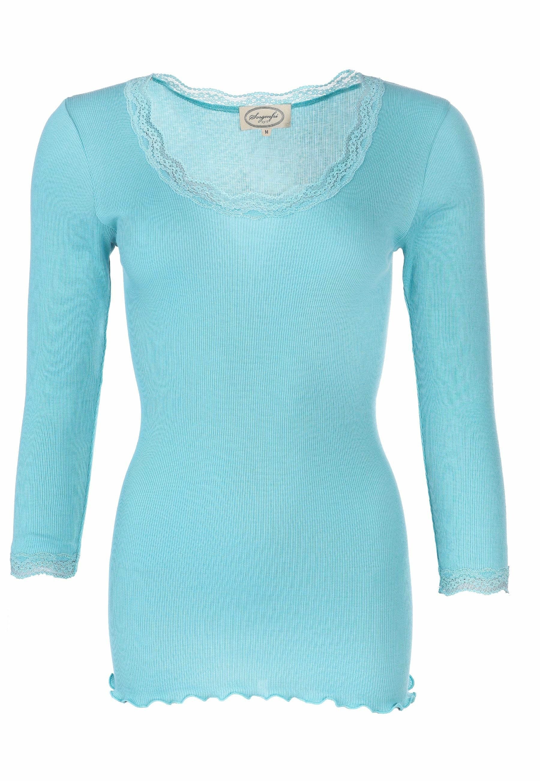 Sorgenfri Sylt Langarmshirt New Lynn Spitzendetails