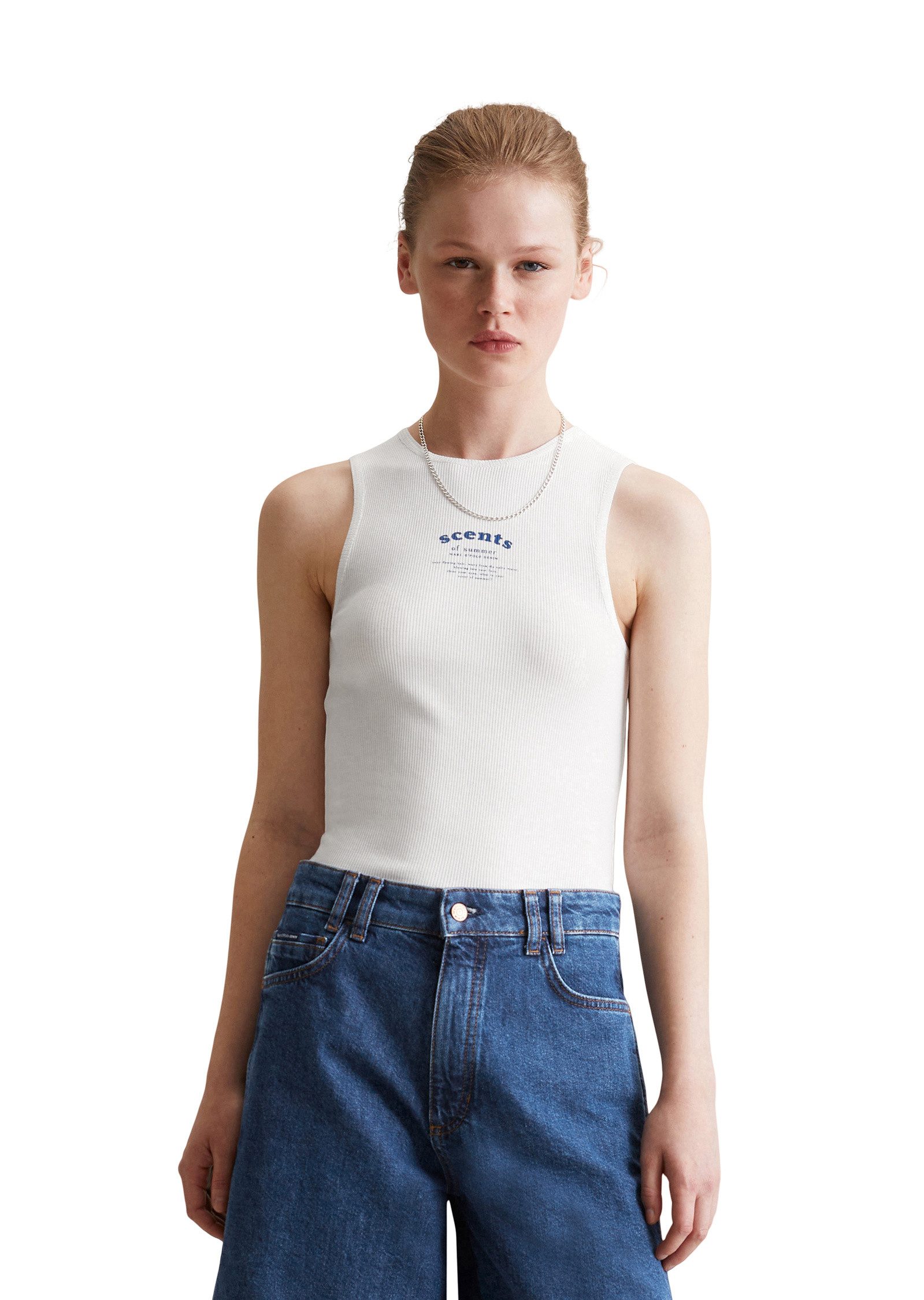 Marc O'Polo DENIM T-Shirt aus Bio-Baumwolle-Modal-Stretch-Jersey günstig online kaufen