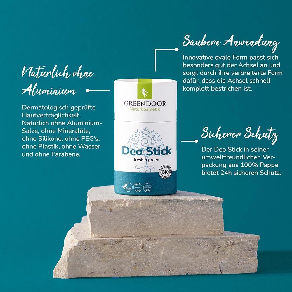 GREENDOOR Deo-Stift Deo Stick fresh'n green