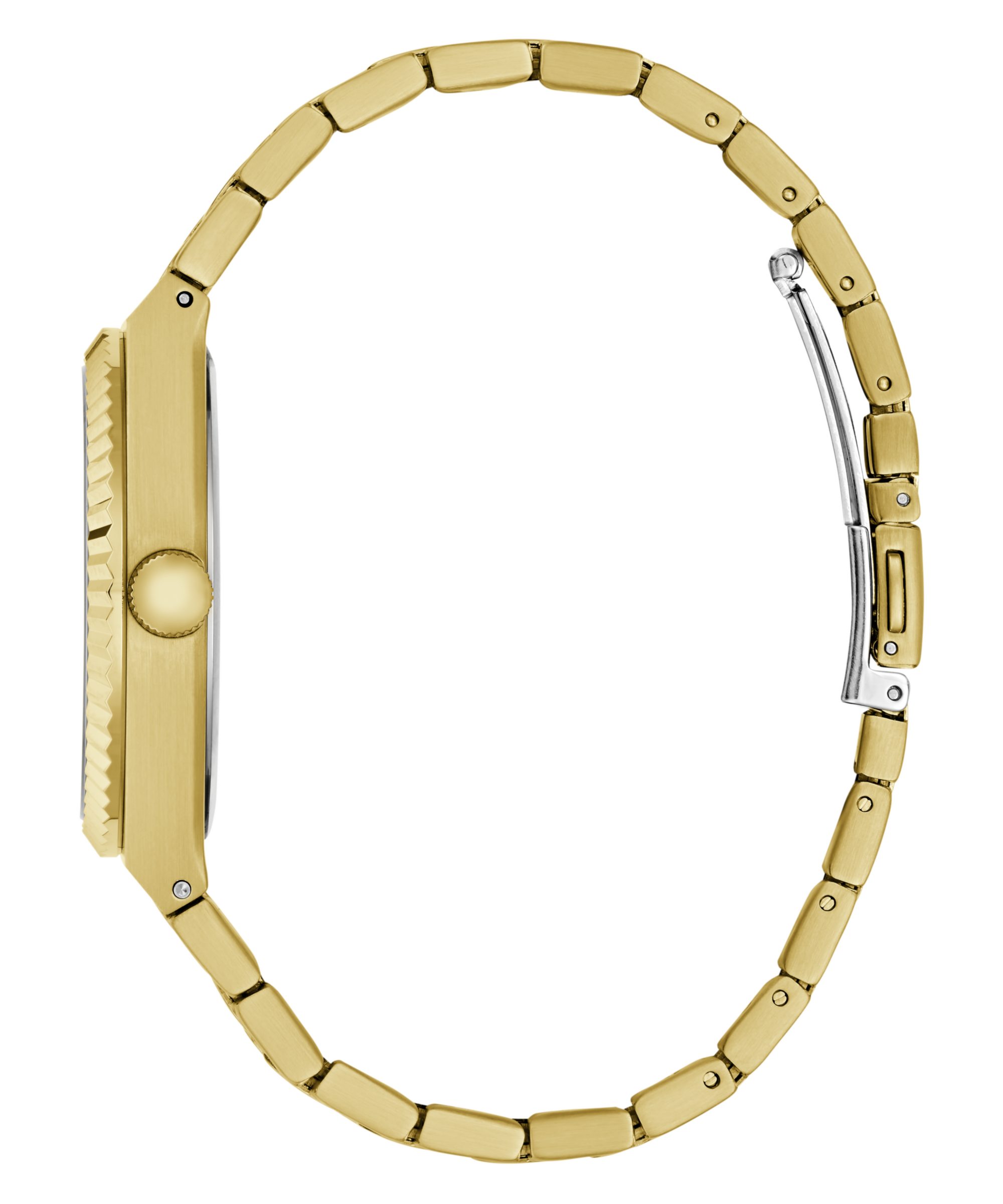 Guess Quarzuhr VINCENT GW1153G2, Armbanduhr, Damenuhr, Herrenuhr, Edelstahlarmband, analog, Tag