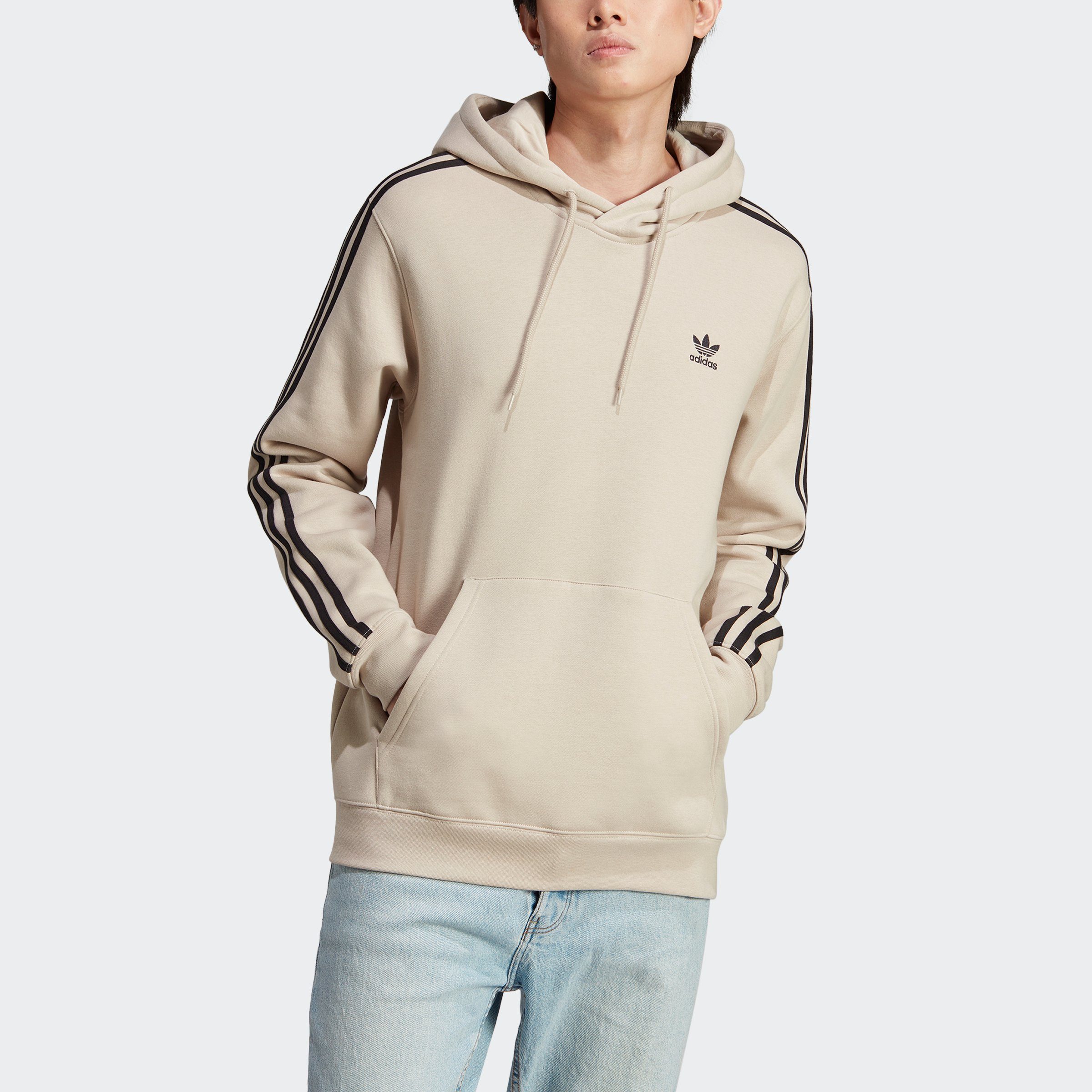 adidas Originals Sweatshirt Wonder HOODY Beige 3-STRIPES