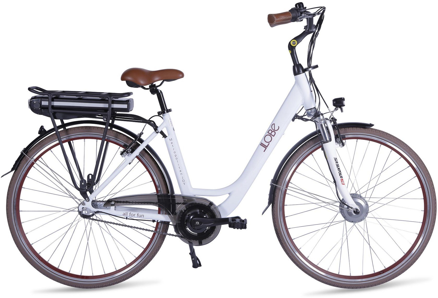 LLobe E-Bike Metropolitan JOY 2.0, 10Ah, Frontmotor, 360 Wh Akku