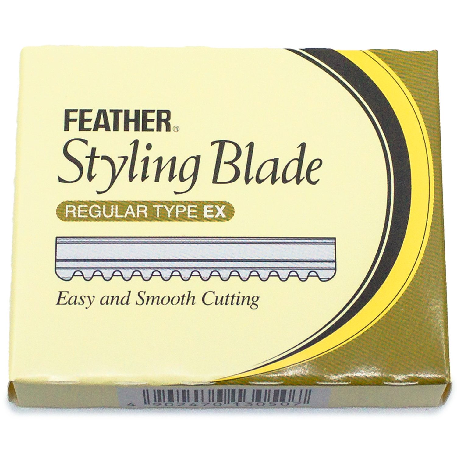 Feather Леза для бритви für Haarmesser Styling Razor original Styling Blade, 10-tlg., Regular TYPE EX, Edelstahl, rostfrei