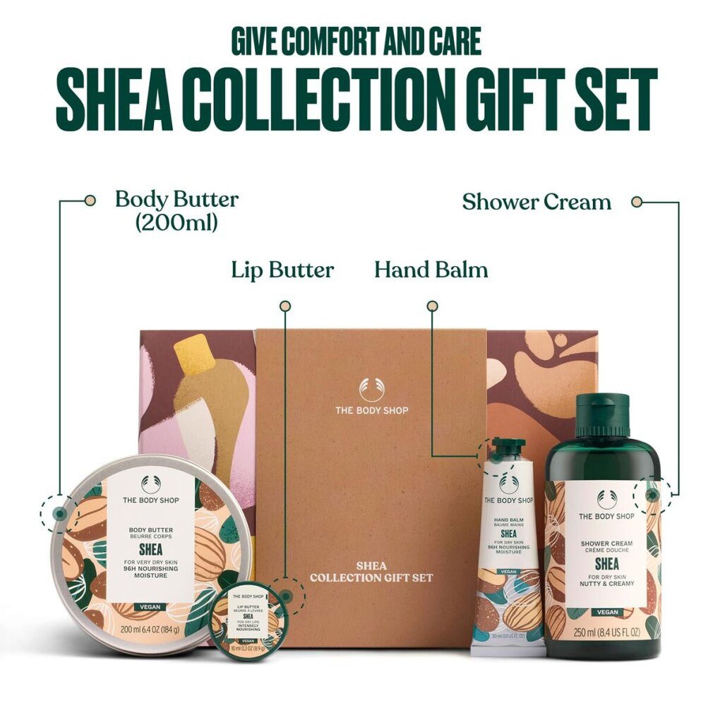 The Body Shop Körperpflegemittel MEDIUM SHEA ETUCHE 4 Stck