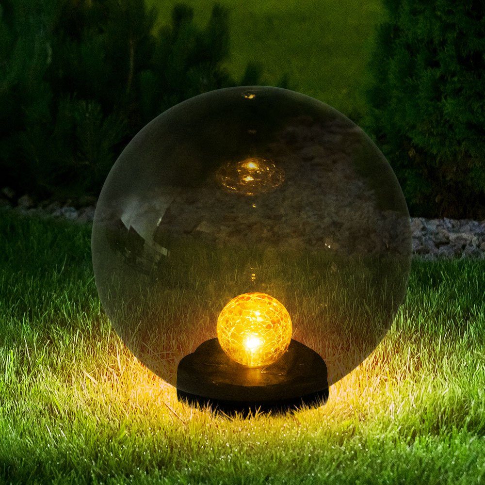 Globo Gartenleuchte, den Gartenleuchten Kugel verbaut, rund fest Garten Kugel Solar LED-Leuchtmittel LED Solarleuchten für