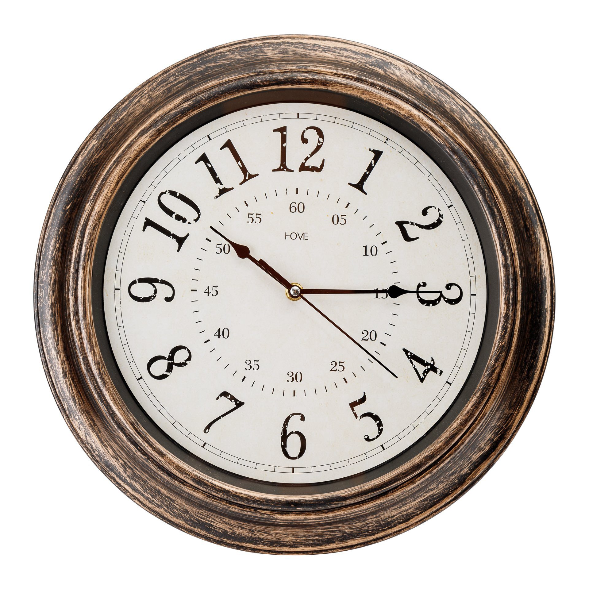 Platinet Wanduhr PZSL Wanduhr Spell 39 cm geräuschlos im Vintage Design