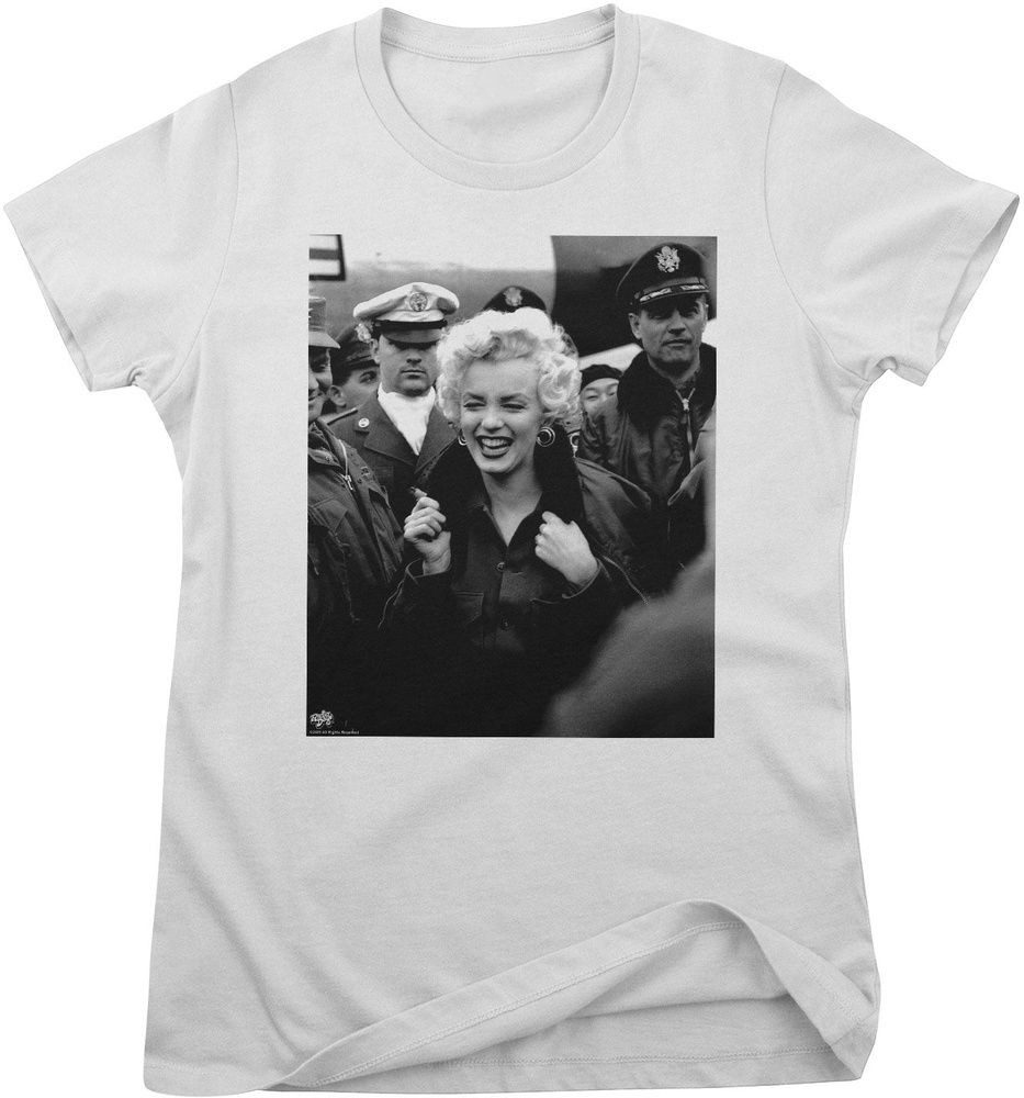Marilyn Monroe T-Shirt Smile In The Crowd Photo Girly Tee