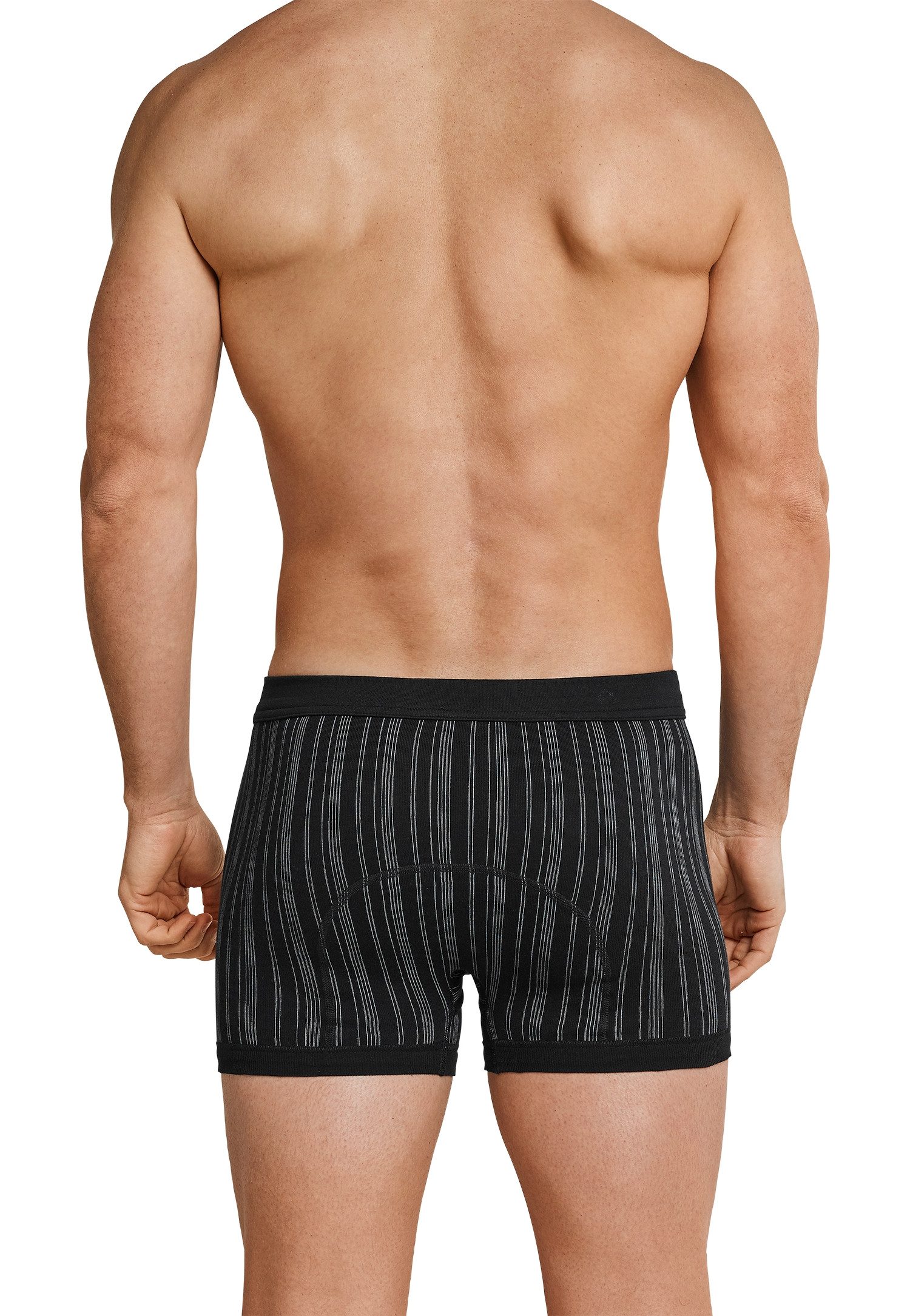 Schiesser Boxershorts Original Classics (2er Pack) mit Eingriff, gestreift