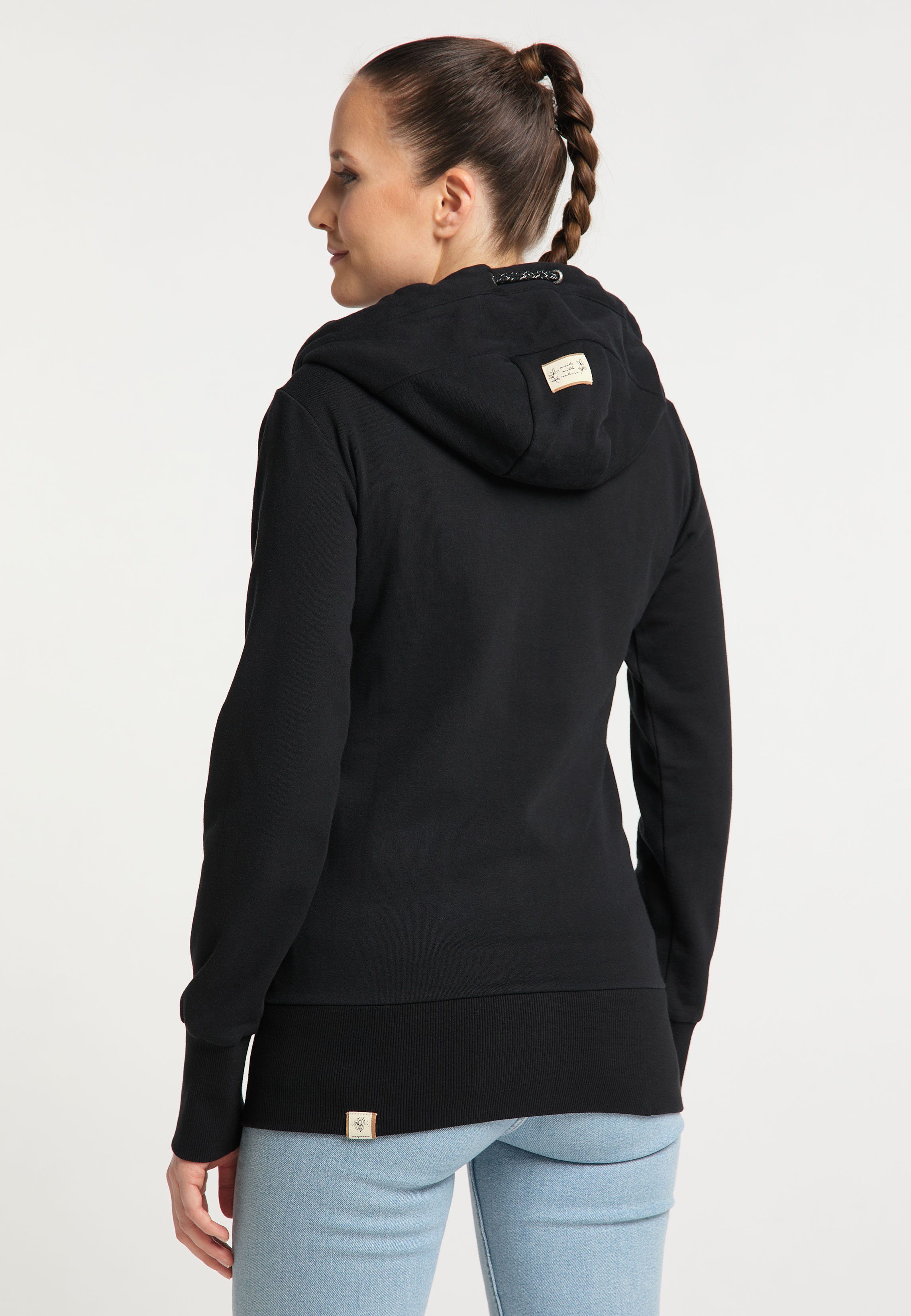 YODA ORGANIC BLACK & Mode Vegane Ragwear Sweatshirt Nachhaltige CRYSTAL