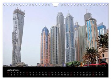 CALVENDO Wandkalender Dubai 2024 (Wandkalender 2024 DIN A4 quer), CALVENDO Monatskalender