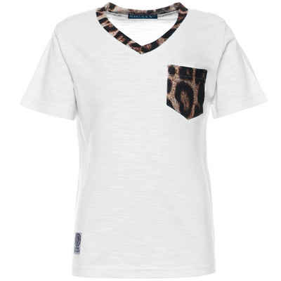 BEZLIT T-Shirt Jungen T-Shirt Kurzarm mit V-Ausschnitt 21832 (1-tlg) Casual, mit Tierprint