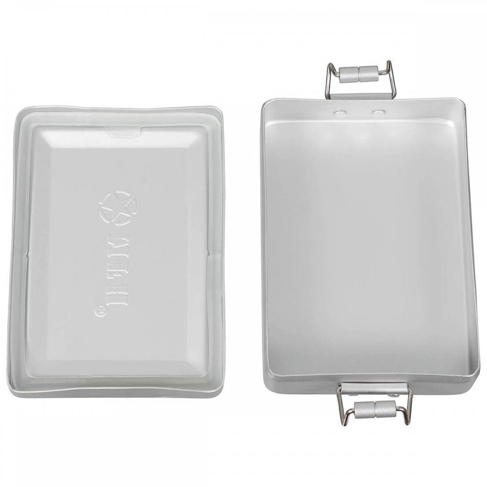 MFH Aufbewahrungsbox Box, Aluminium, wasserdicht, silberfarben (Box mit Deckel)