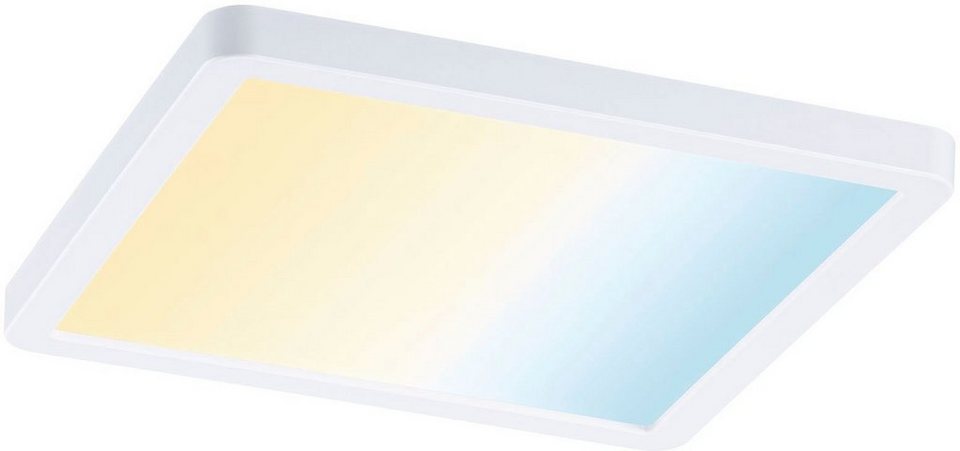 Paulmann LED Einbauleuchte Areo, Smart Home, LED fest integriert, warmweiß  - kaltweiß, LED-Modul, Weiß Tunable White, LED Einbaupanel mit  Weißlichtsteuerung (Tunable White)