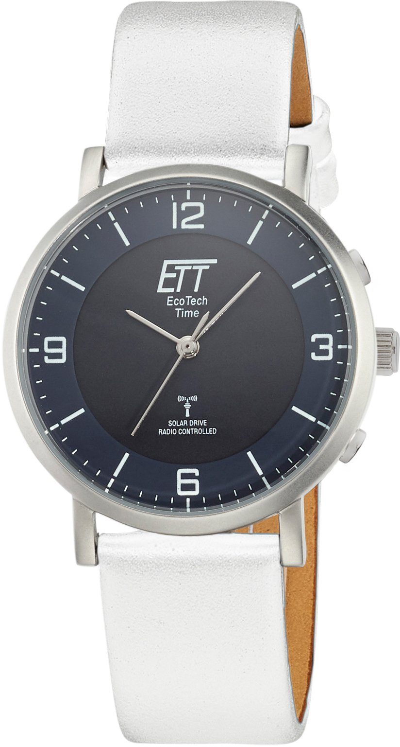 ETT Funkuhr Atacama flache Uhr, ELS-11570-81L, Solar