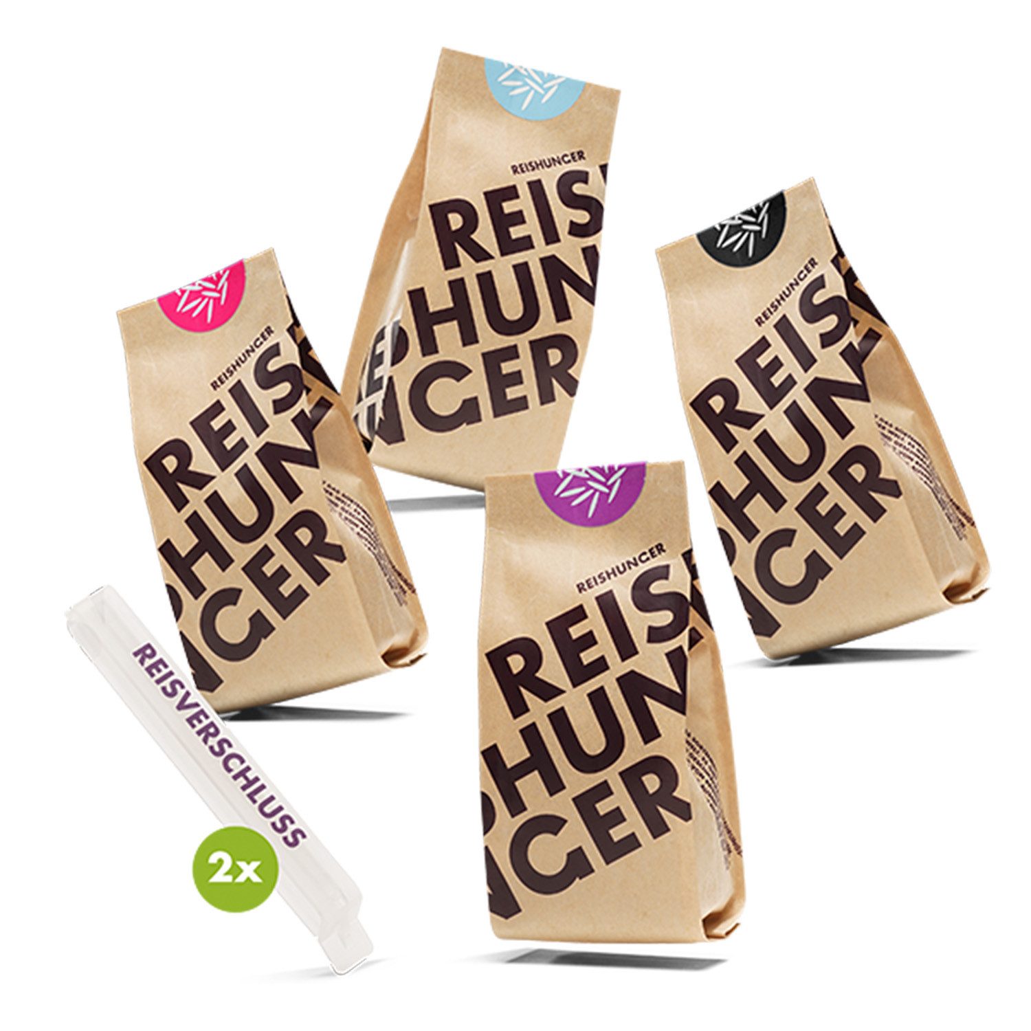 Reishunger Reiskocher Basis Reiskocher Bundle, 500 W, Mit Dampfgarfunktion & Warmhaltefunktion