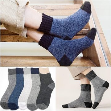 Alster Herz Thermosocken 3 Paar Warme Winter Thermosocken, Socken mit Frottee 37-44, A0514 (3-Paar) für Damen Herren, hält sehr warm