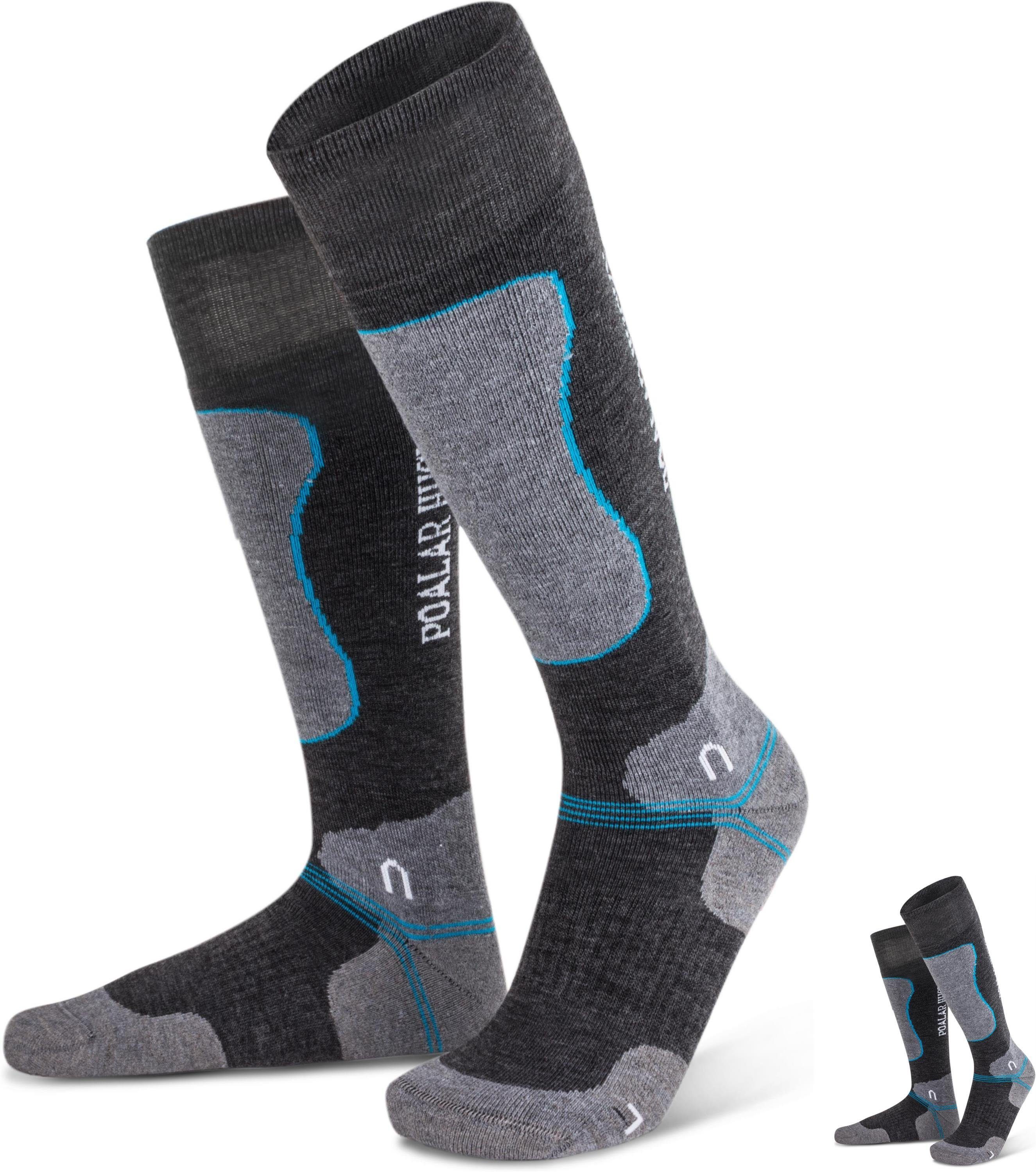 Polar Husky Skisocken 2 Paar Kniestrümpfe (2 Paar) schnelltrocknend günstig online kaufen