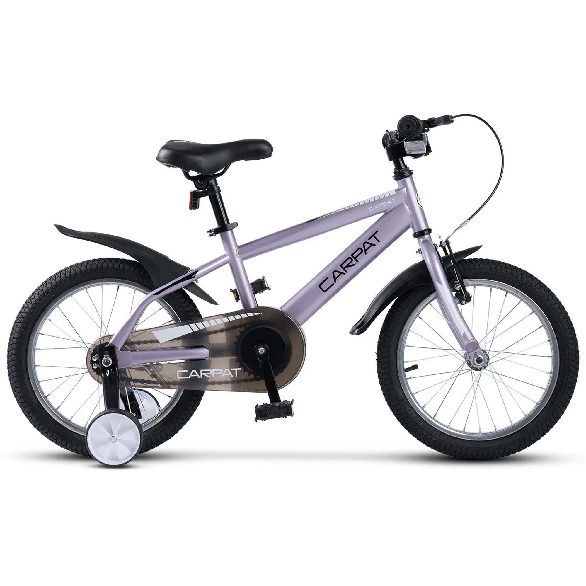 CARPAT SPORT Kinderfahrrad 16 Zoll Kinderfahrrad für 4-7 Jahre, 1 Gang, Kettenschaltung, Mädchen Jungen Fahrrad Bike mit Stützräder ab 4 Jahre