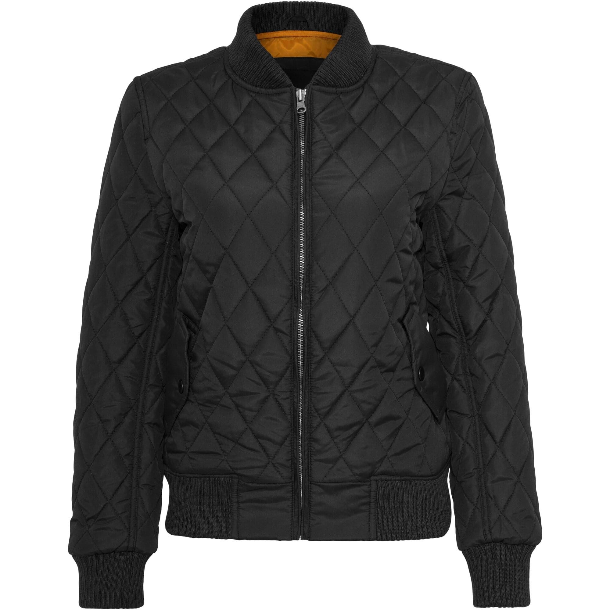 URBAN CLASSICS Bomberjacke Urban Classics Damen Ladies Diamond Quilt Nylon Jacket
