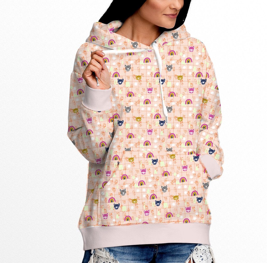 lillestoff Stoff Bio Jersey Stoff Katze, Lillestoff Sweetmiau, 19,90 EUR/m, Meterware, 50 cm x 150 cm