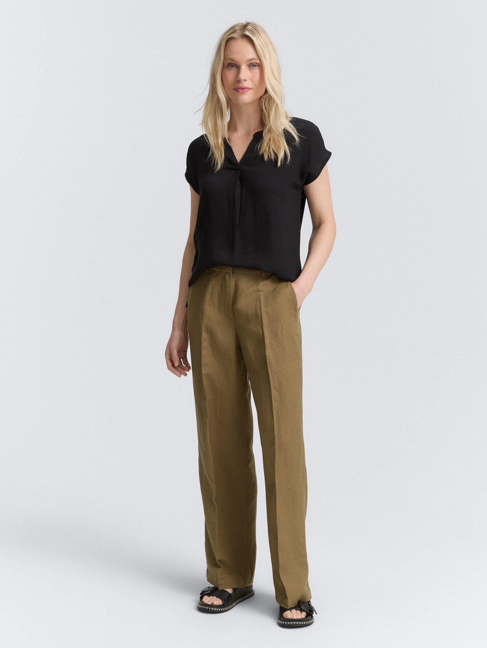 TOM TAILOR Stoffhose TTLEA Wide Leg günstig online kaufen