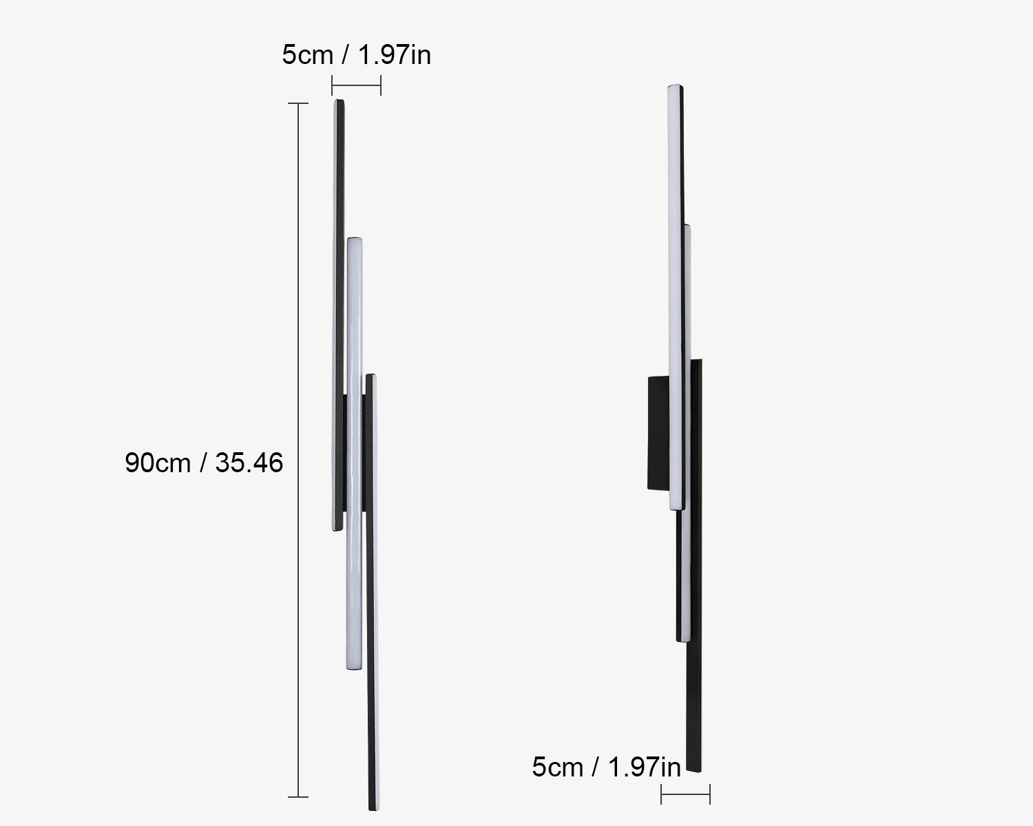 Goeco Wandleuchte Moderne Minimalistische LED Wandlampe, günstig online kaufen
