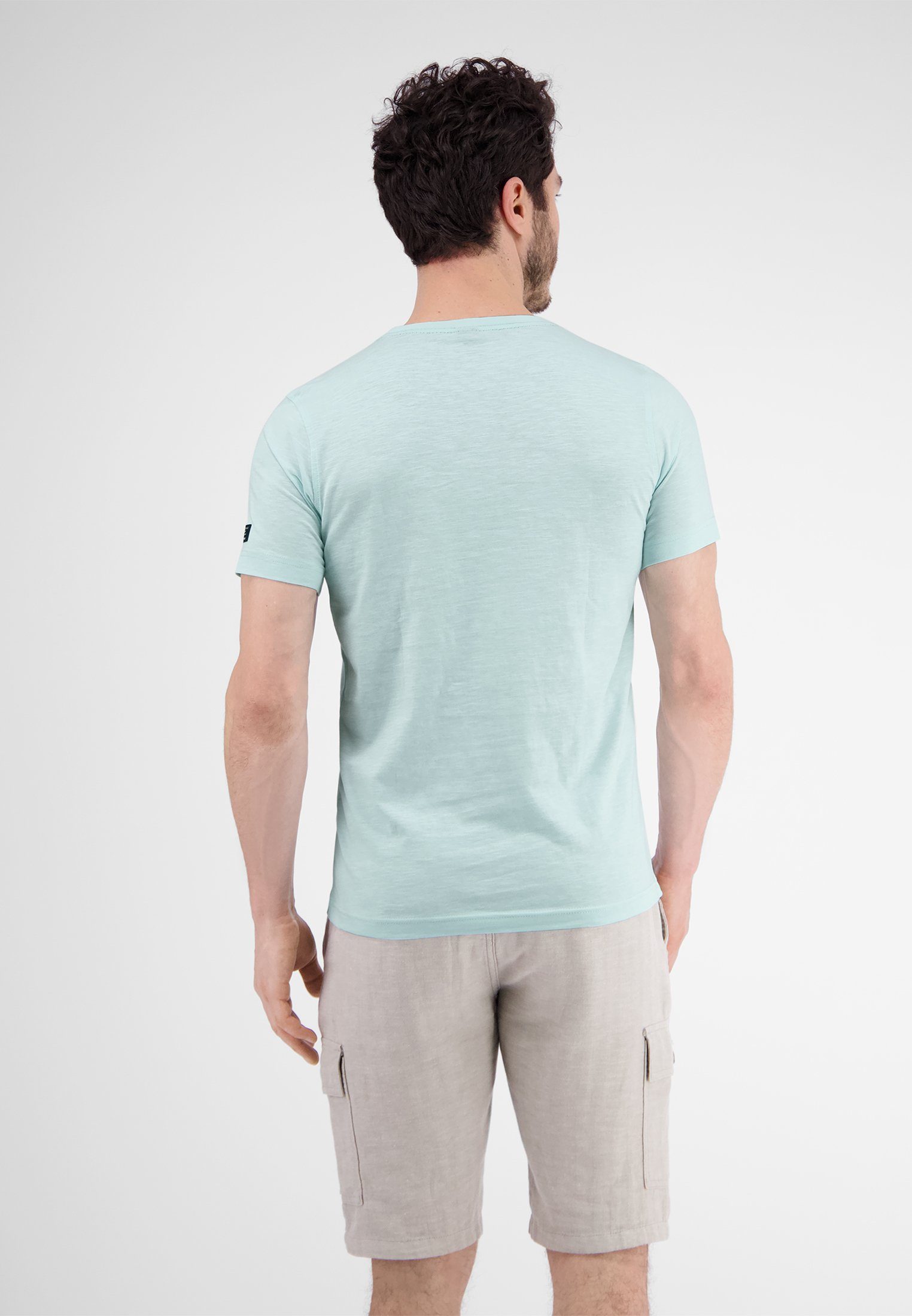 & Above* LERROS TINTED *Ahead T-Shirt AQUA LERROS T-Shirt