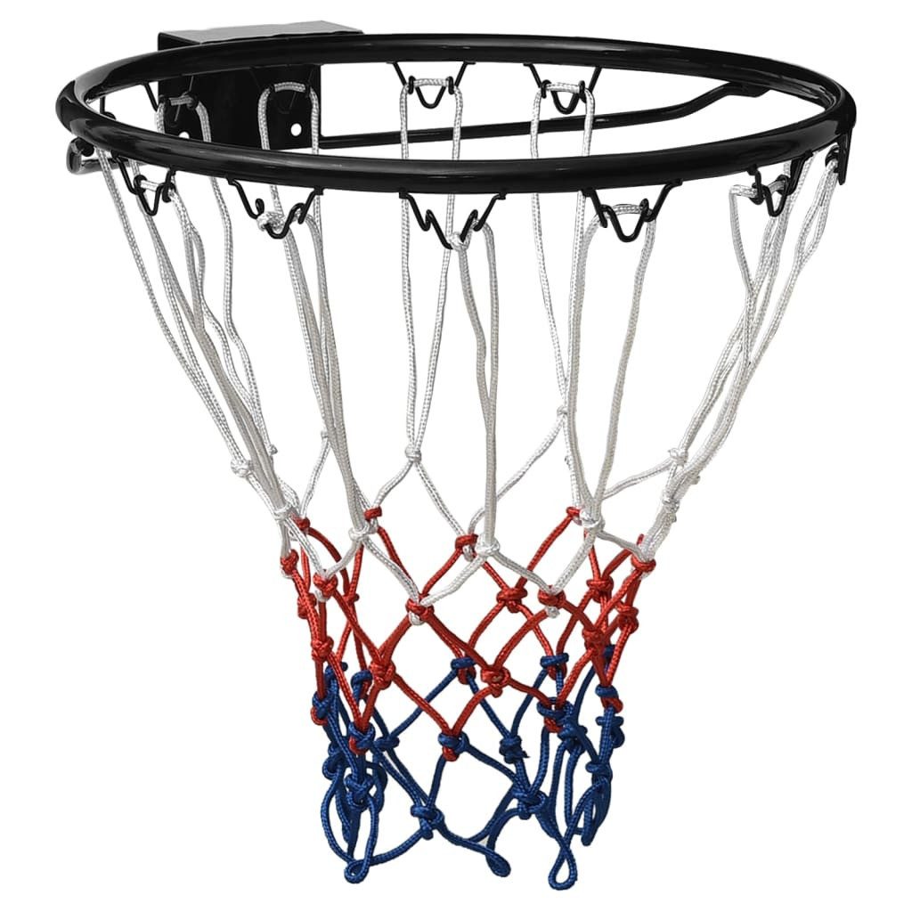 Basketballkorb Basketballring Schwarz 39 cm Stahl
