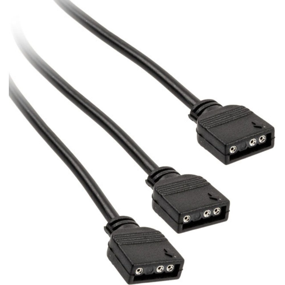 PC-Lüfter Y-Kabel [1x PC-Lüfter Buchse 3pol. - 2x PC-Lüfter Buchse 3po Computer-Kabel