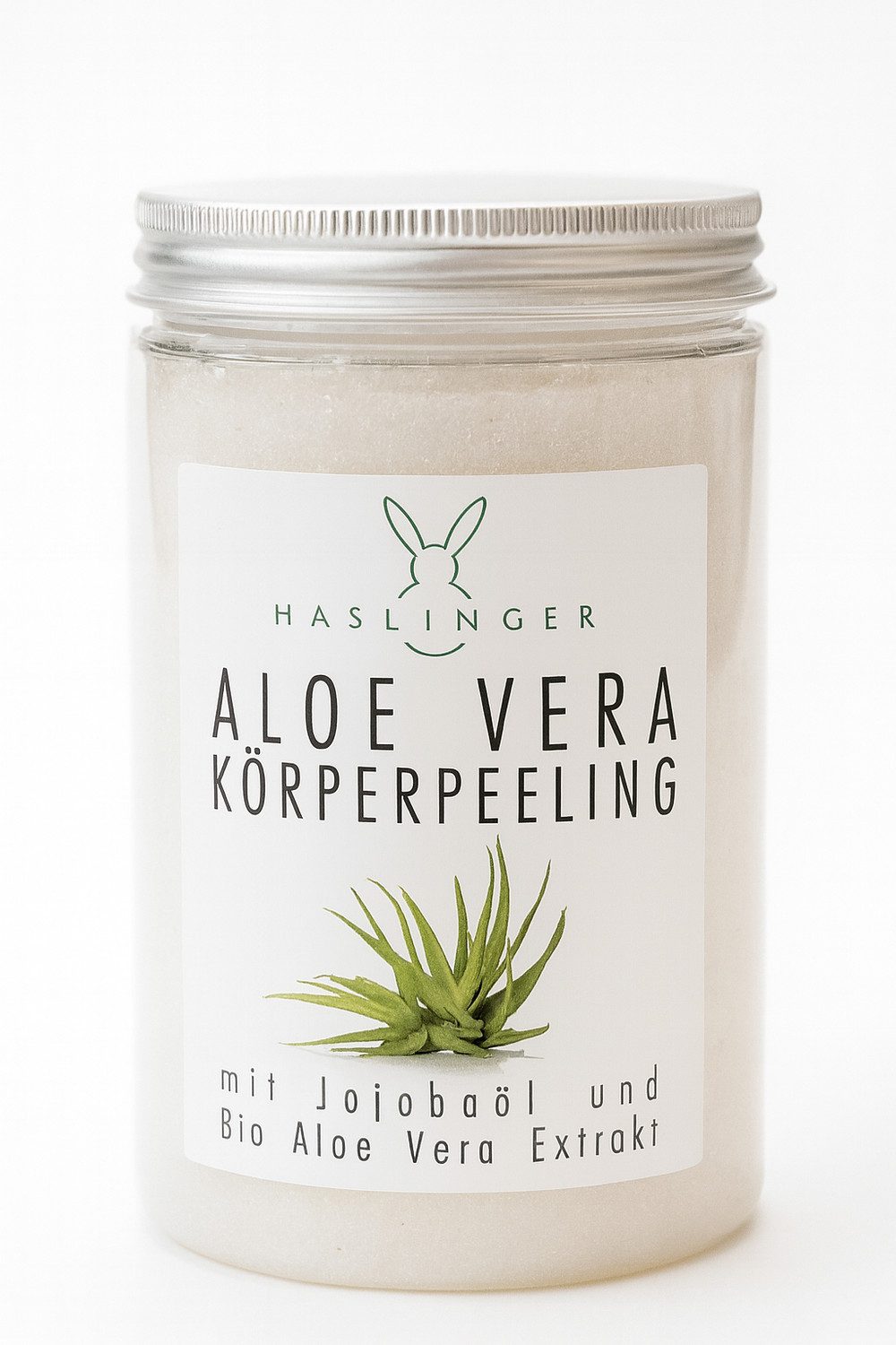 Haslinger Körperpeeling Aloe Vera, 1-tlg., Jojobaöl und Bio Aloe Vera Extrakt 450 g