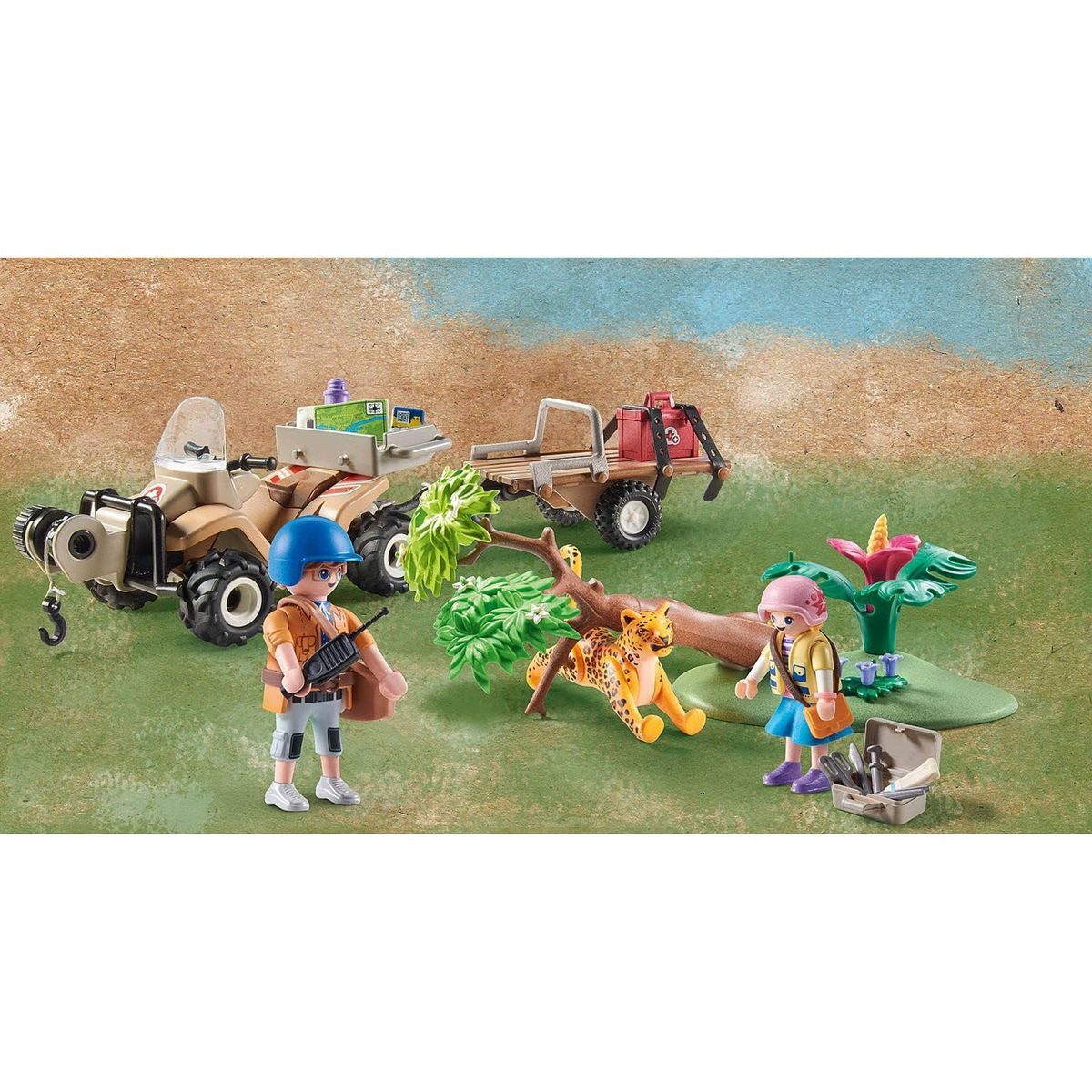 Playmobil® Spielwelt PLAYMOBIL® 71011 - Wiltopia - Tierrettungs Quad, Spiel günstig online kaufen